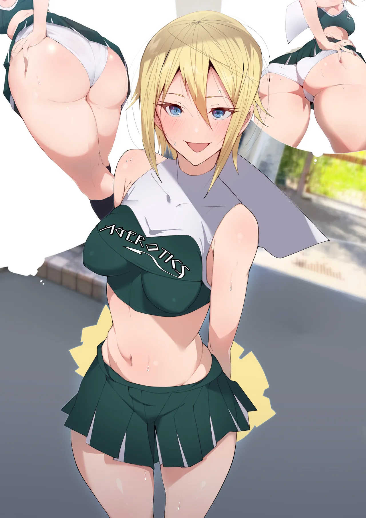 The Lewd Girl With Juicy Curves From America, Cheergirl-Chan [Agobitch] - Chapter 1 — Page 15