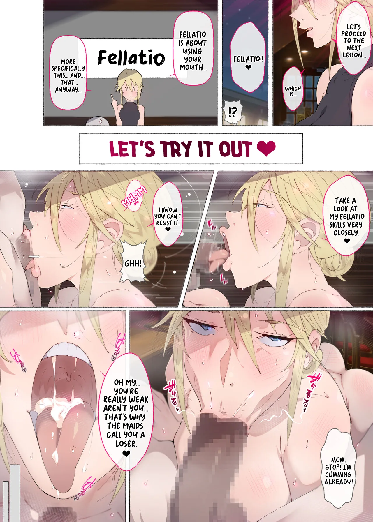 Ten Sexy Maids Who Works at a Mansion to Teach Sex Education [Agobitch] - Chapter 1 — Page 49