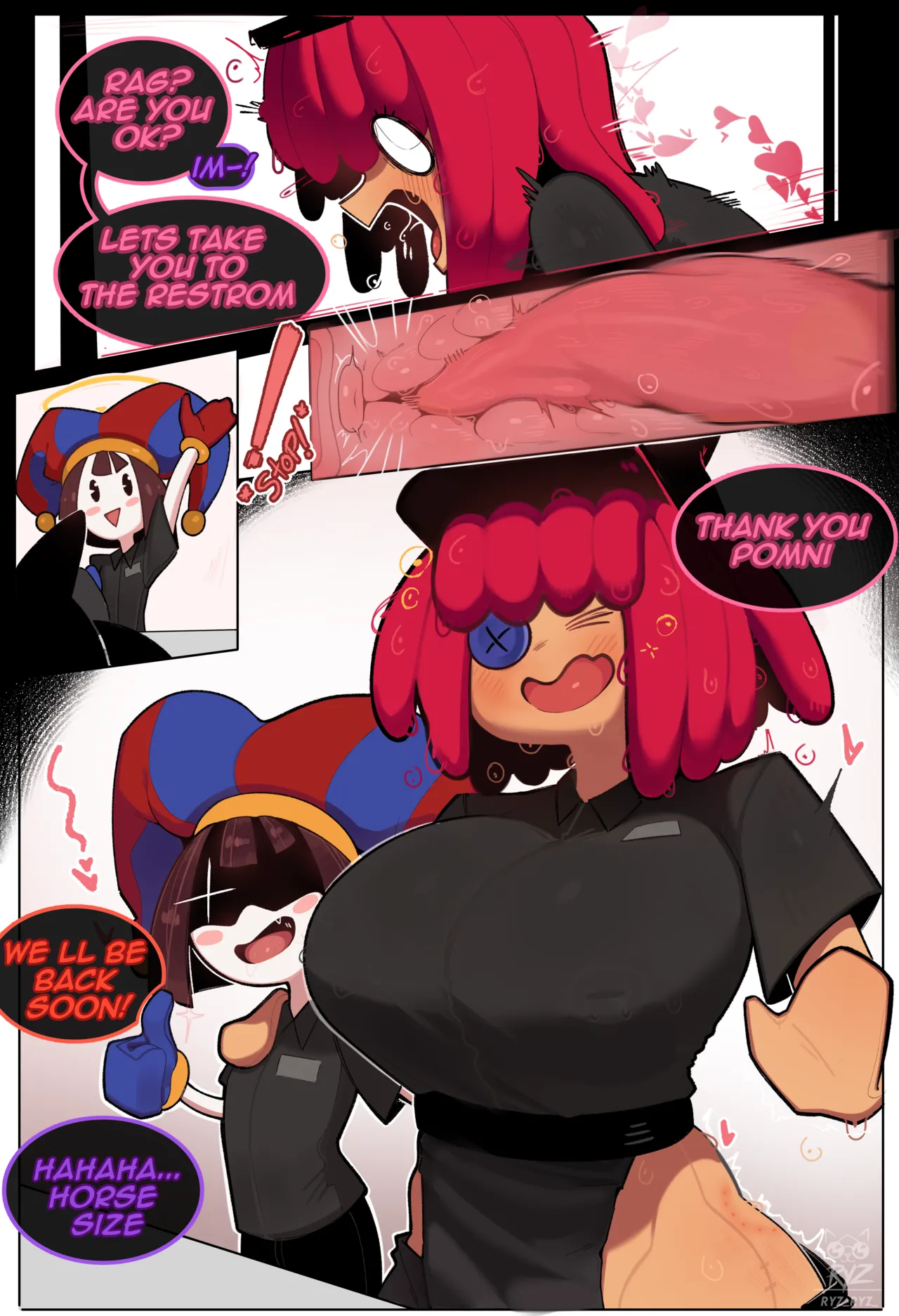 Pomni & Ragatha's Anti Abstraction Methods 3 (The Amazing Digital Circus) [RyzRyz] - Chapter 1 — Page 7
