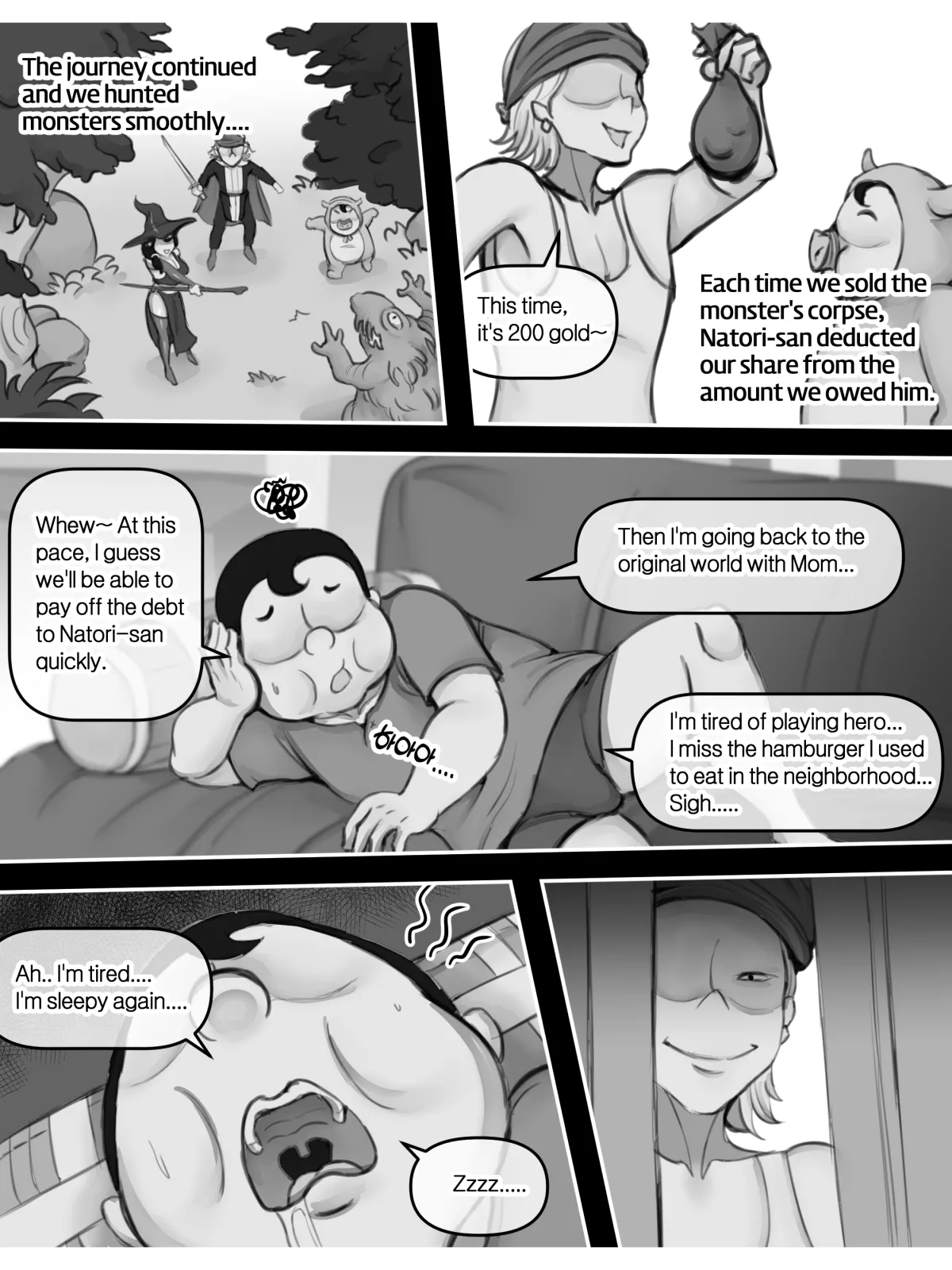 Mama and Mama's Boy gets Isekai'd Season 1 + Season 2 Prologue [XBOY] - Chapter 1 — Page 48