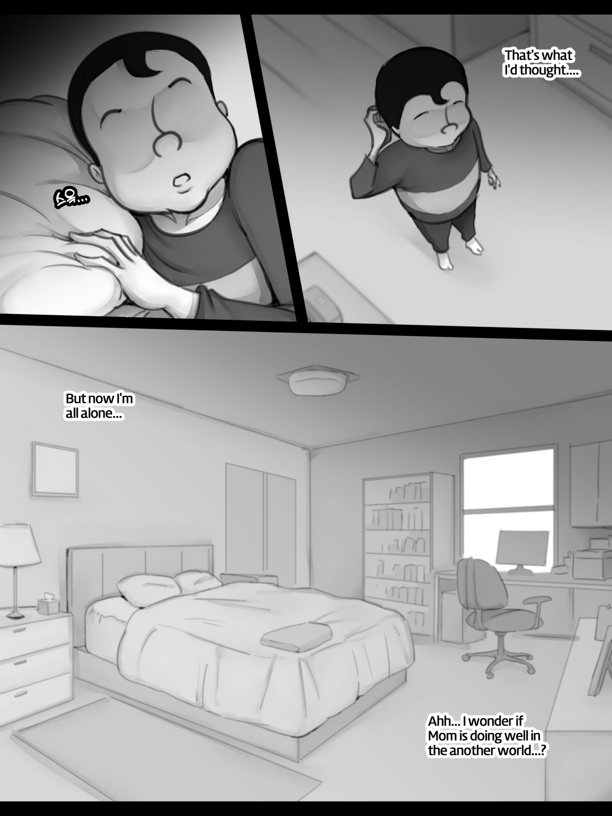 Mama and Mama's Boy gets Isekai'd Season 1 + Season 2 Prologue [XBOY] - Chapter 1 — Page 97