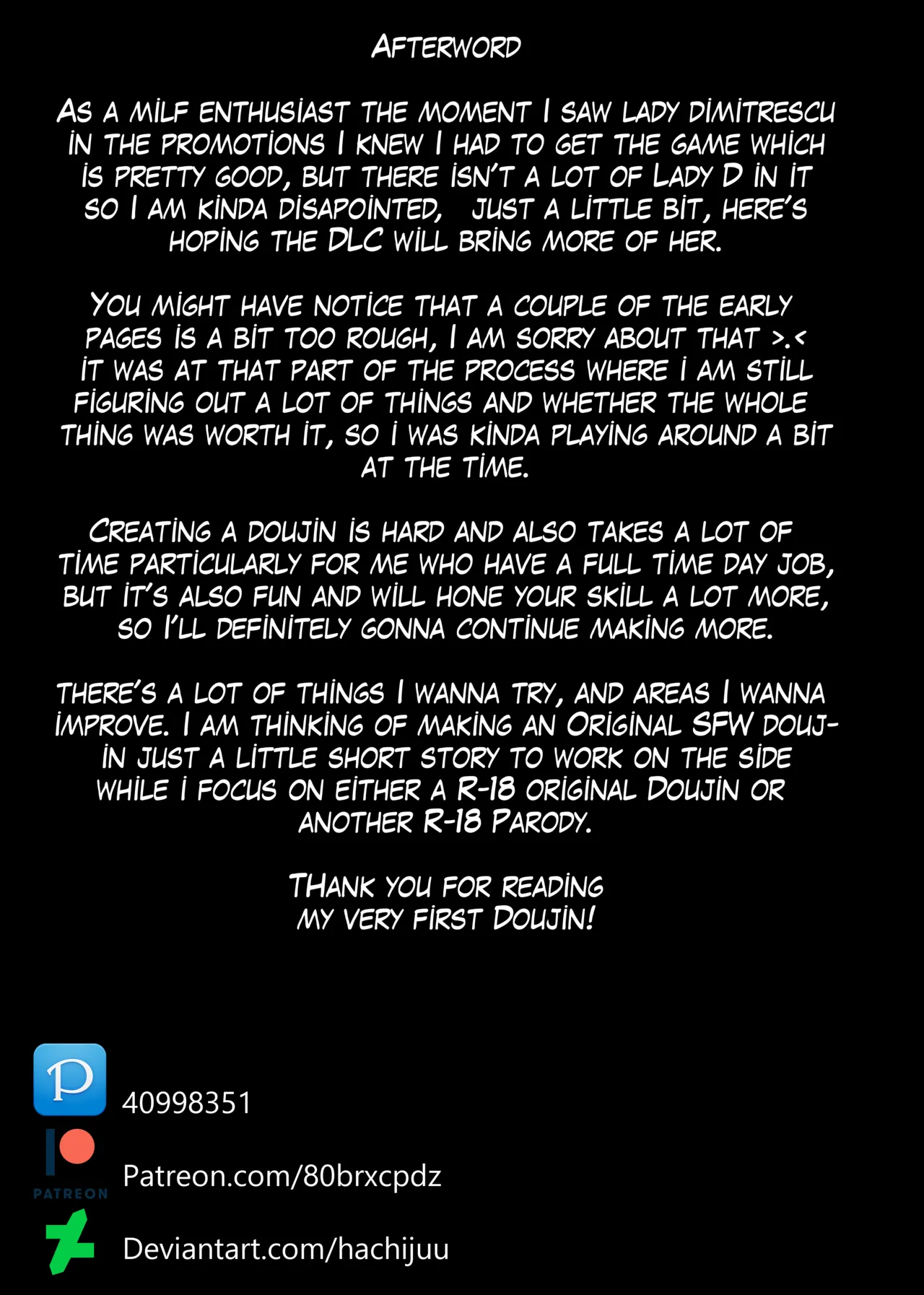 Dominating Lady Dimitrescu (Resident Evil) [Hachijuu] - Chapter 1 — Page 26