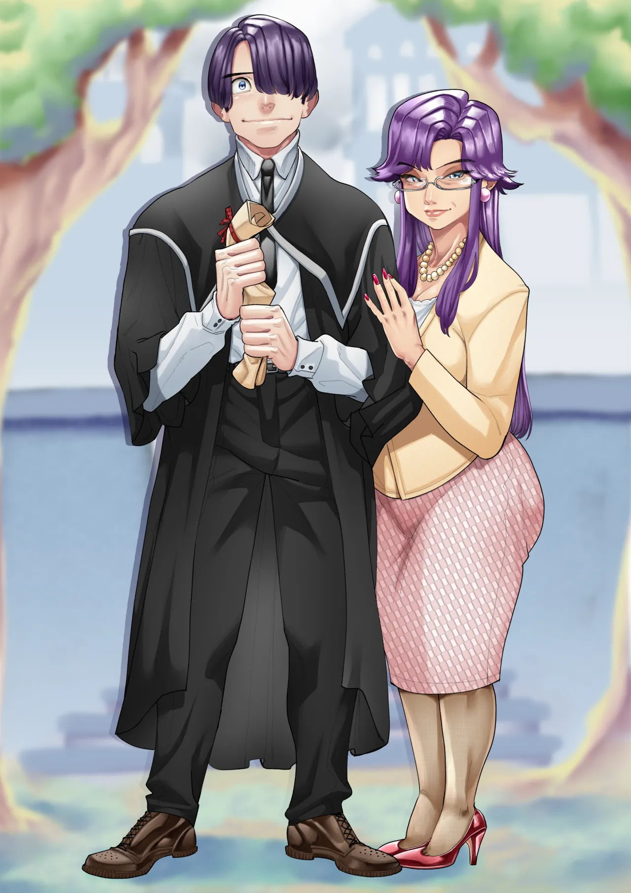A Strict Mother's Pride and Joy - Deluxe [Aarokira] - Chapter 1 — Page 31
