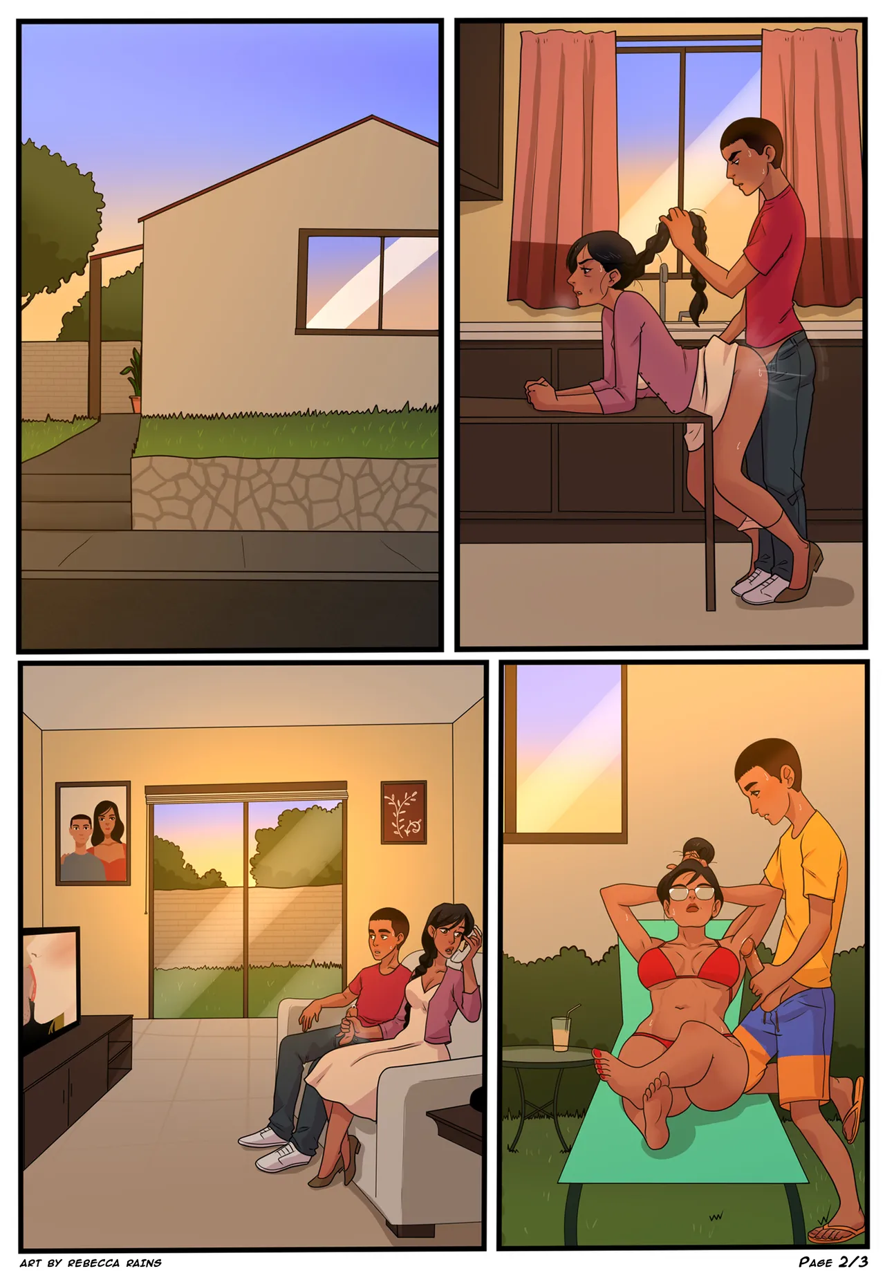 Quarantine Life [PoseidonX & Rebecca Rains] - Chapter 1 — Page 5