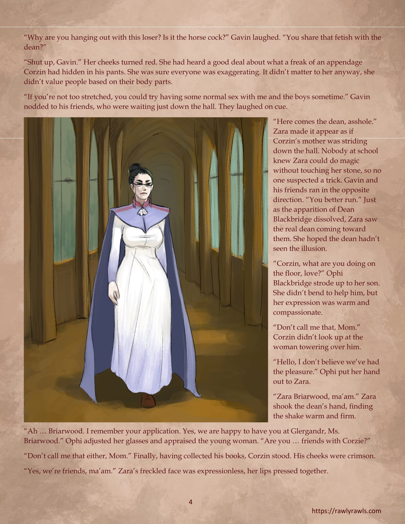 Glergandr University [CreamCadet , Rawly Rawls] - Chapter 2 — Page 4