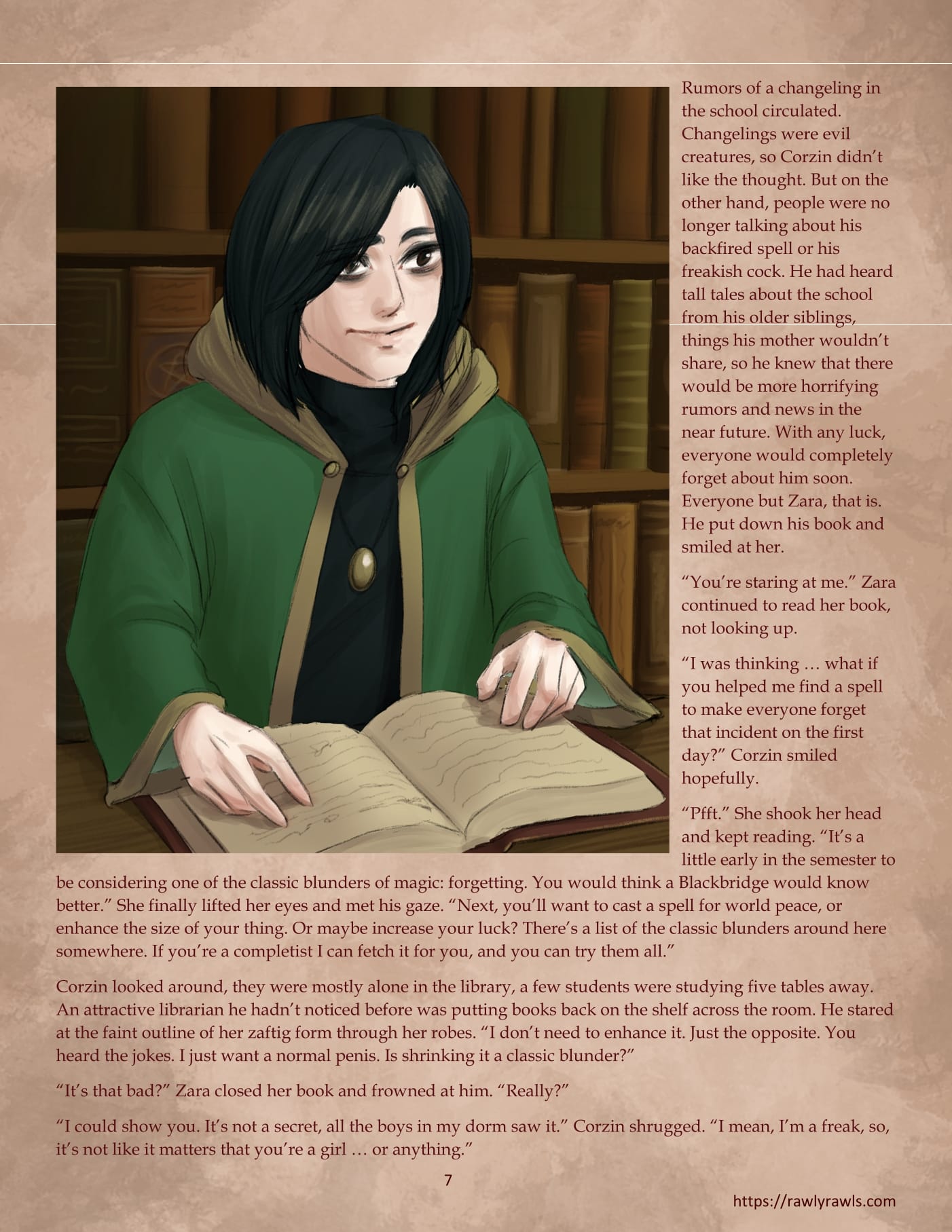 Glergandr University [CreamCadet , Rawly Rawls] - Chapter 2 — Page 7