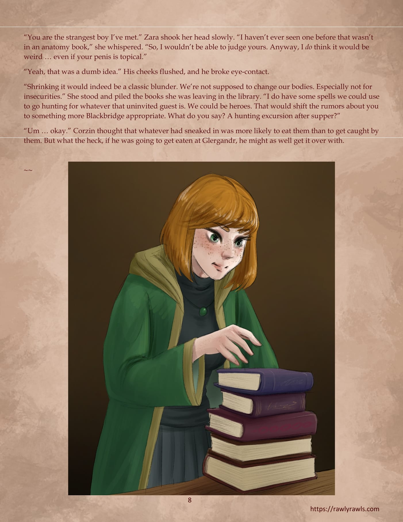 Glergandr University [CreamCadet , Rawly Rawls] - Chapter 2 — Page 8