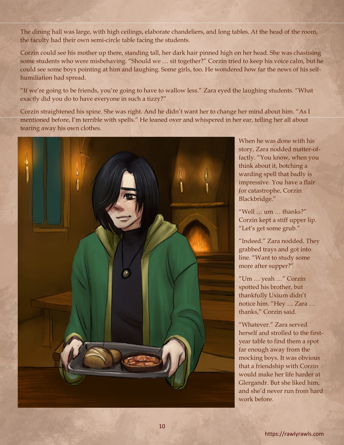 Glergandr University [CreamCadet , Rawly Rawls] - Chapter 1 — Page 10