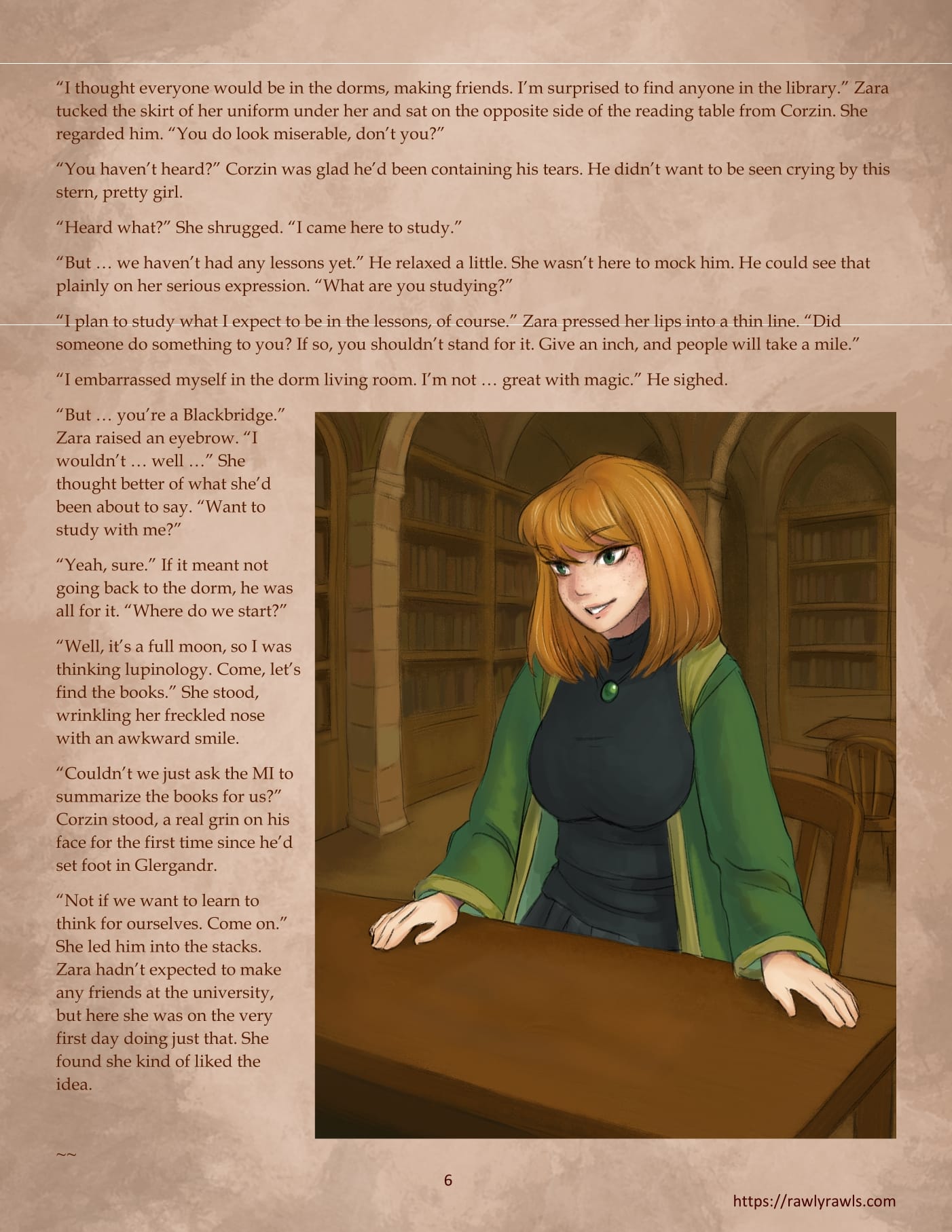 Glergandr University [CreamCadet , Rawly Rawls] - Chapter 1 — Page 6