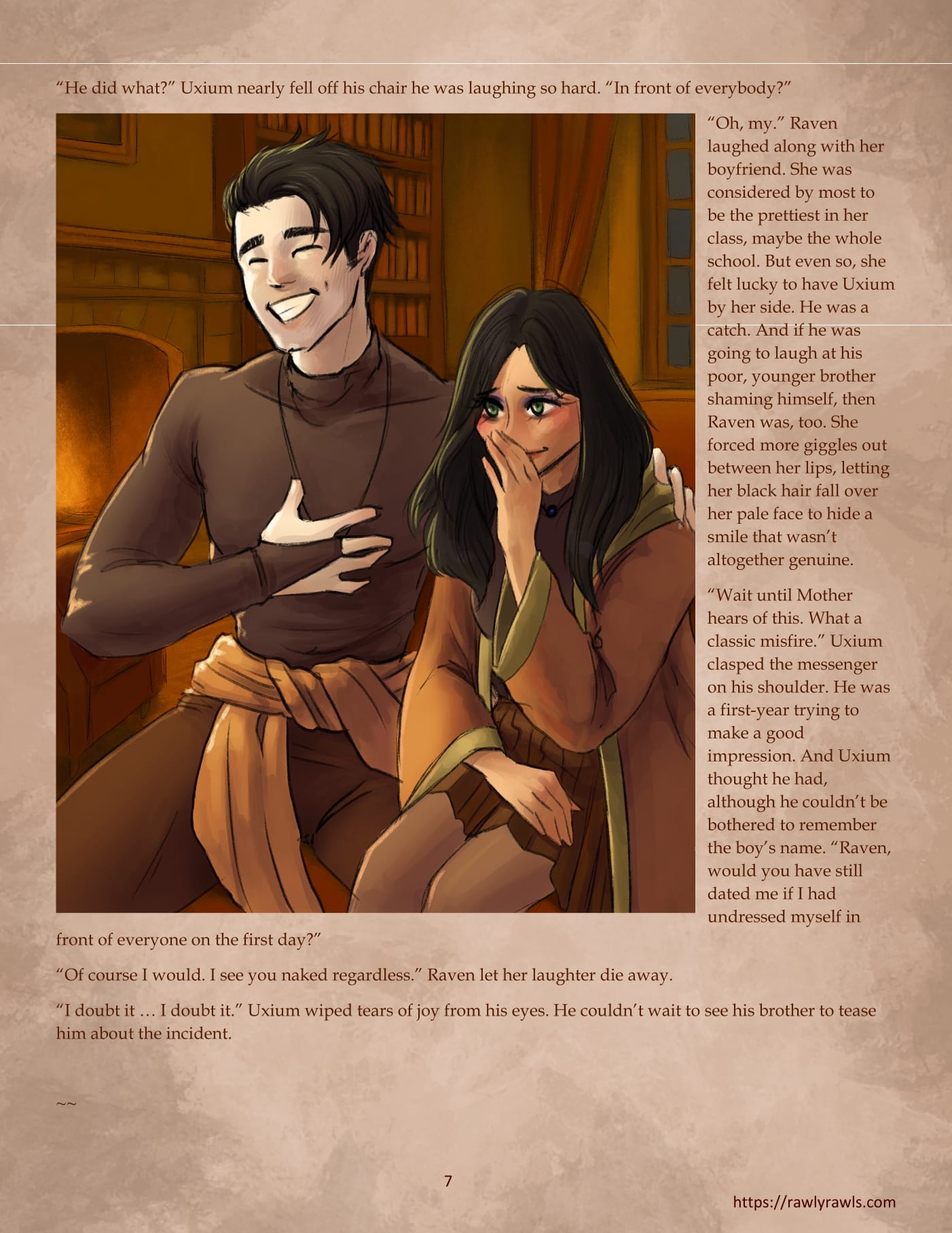 Glergandr University [CreamCadet , Rawly Rawls] - Chapter 1 — Page 7