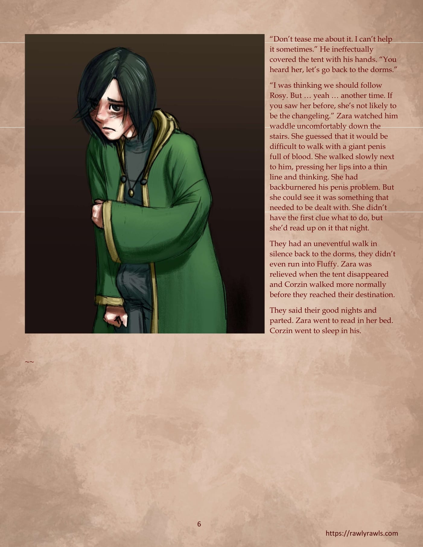 Glergandr University [CreamCadet , Rawly Rawls] - Chapter 3 — Page 6