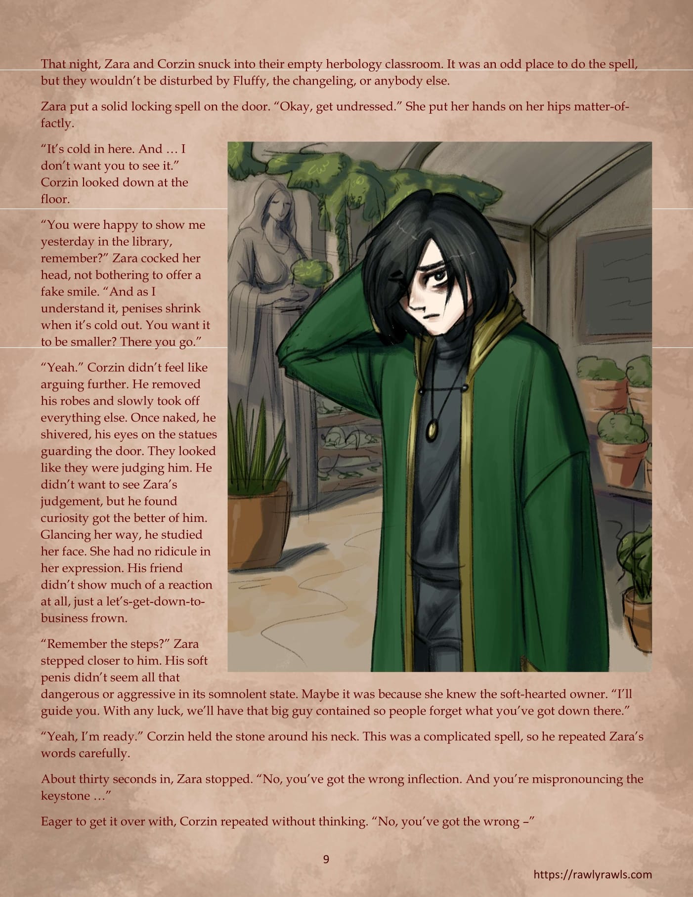 Glergandr University [CreamCadet , Rawly Rawls] - Chapter 3 — Page 9