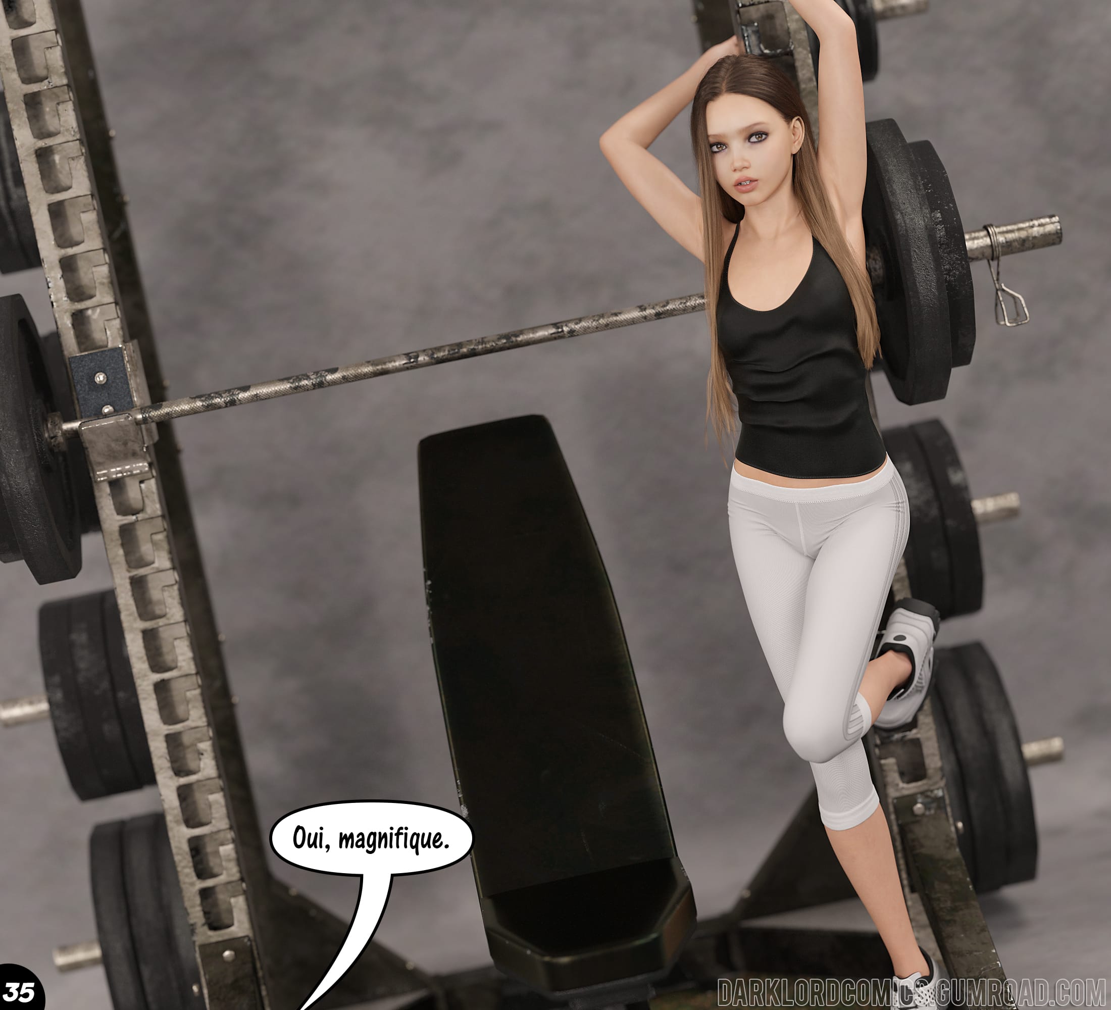 Natasha's Workout [DarkLord] - Chapter 2 — Page 36