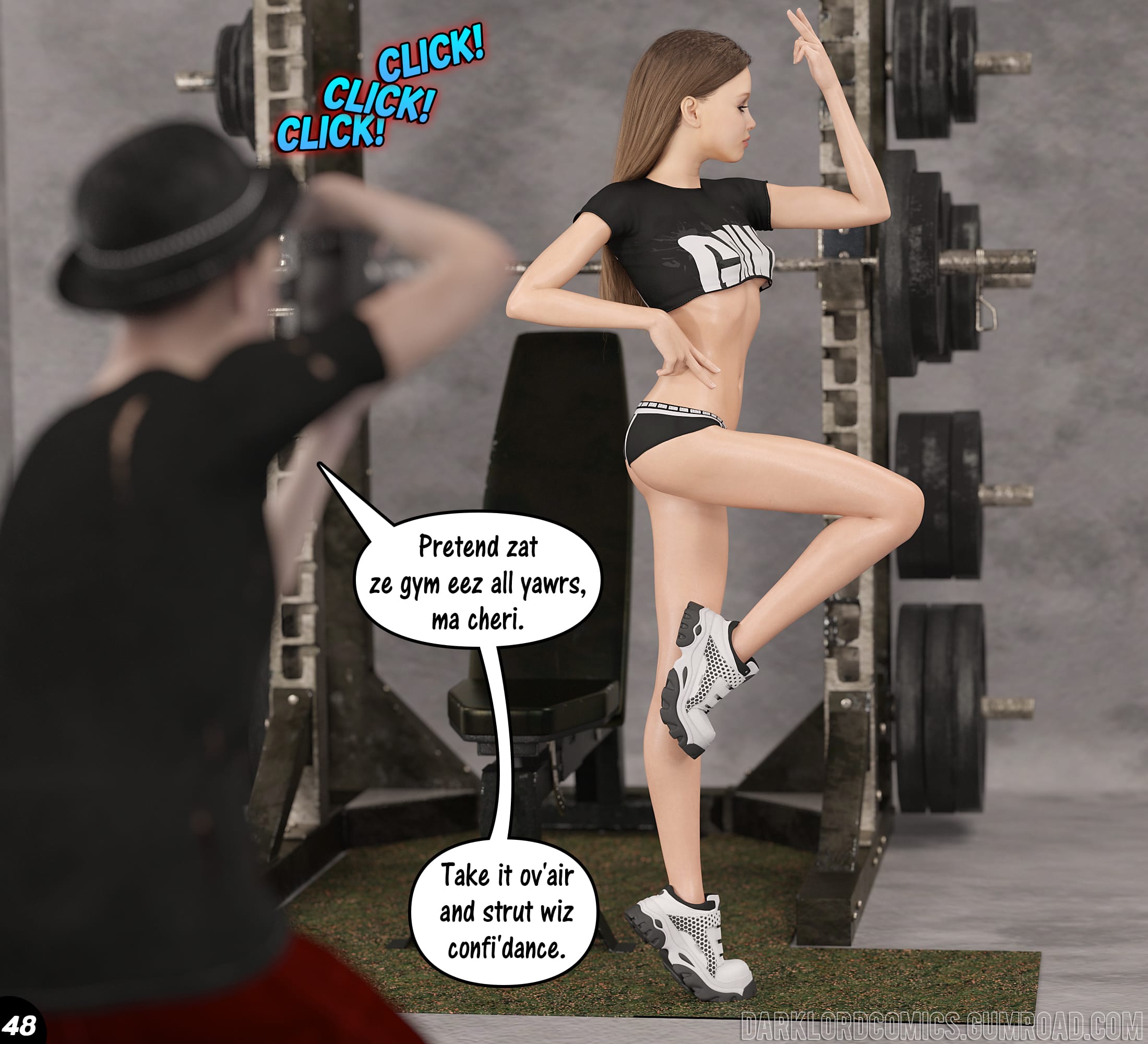 Natasha's Workout [DarkLord] - Chapter 2 — Page 49