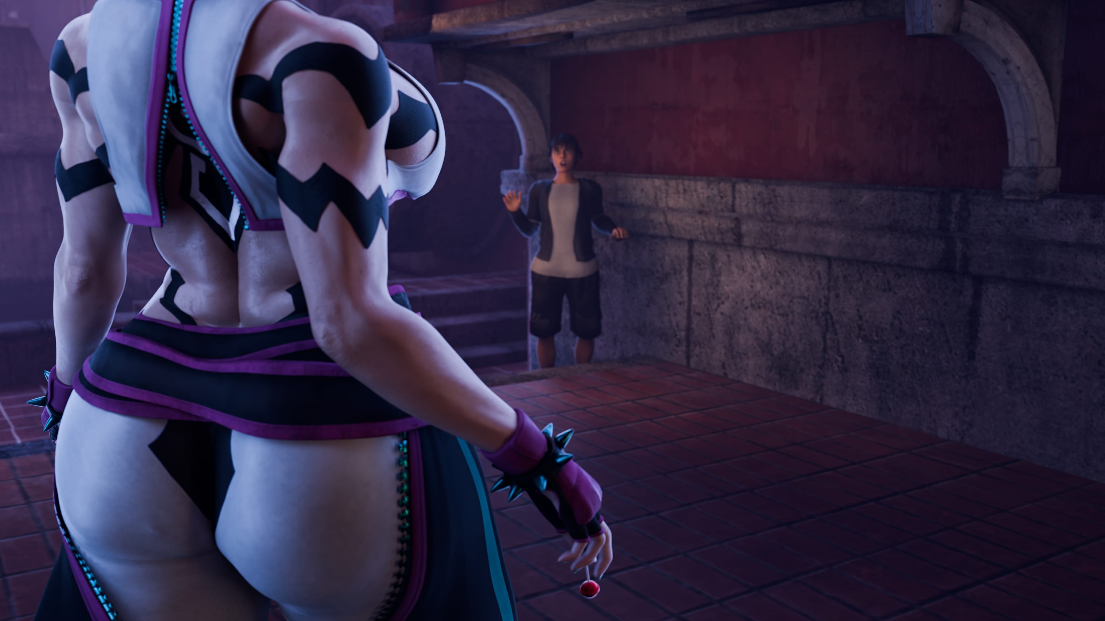 Juri Han - Marked By The Spider (Street Fighter) [PervertMuffinMajima] - Chapter 1.5 — Page 16
