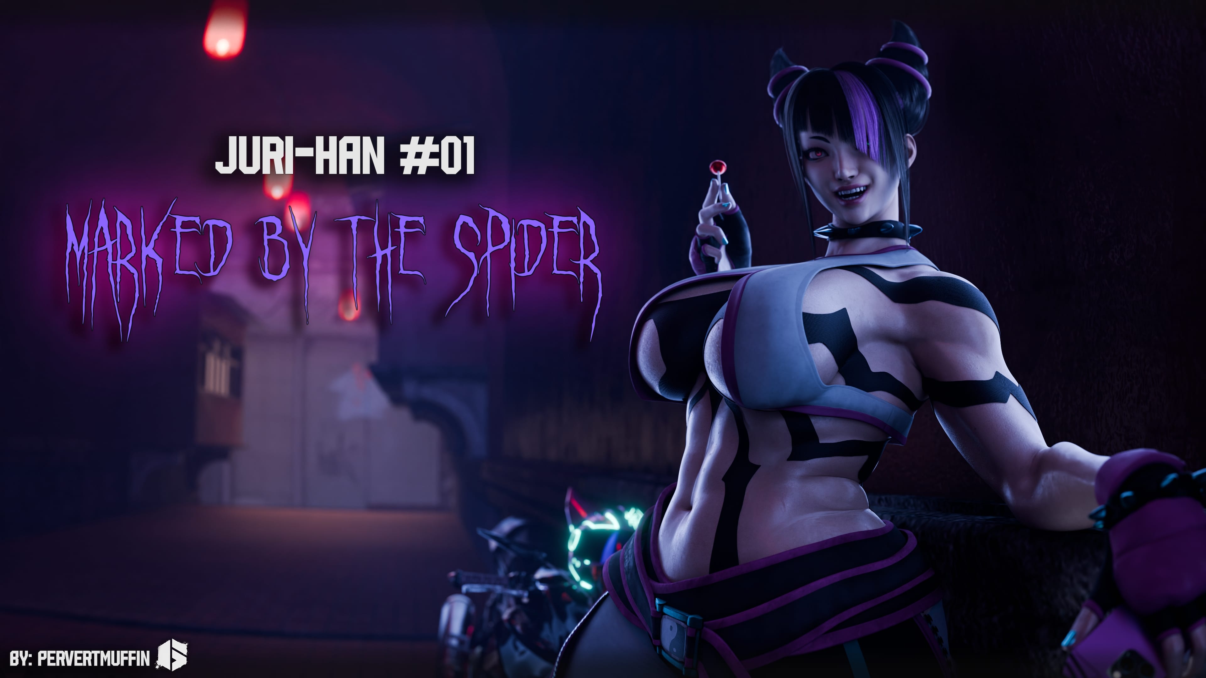 Juri Han - Marked By The Spider (Street Fighter) [PervertMuffinMajima] - Chapter 1.5 — Page 73