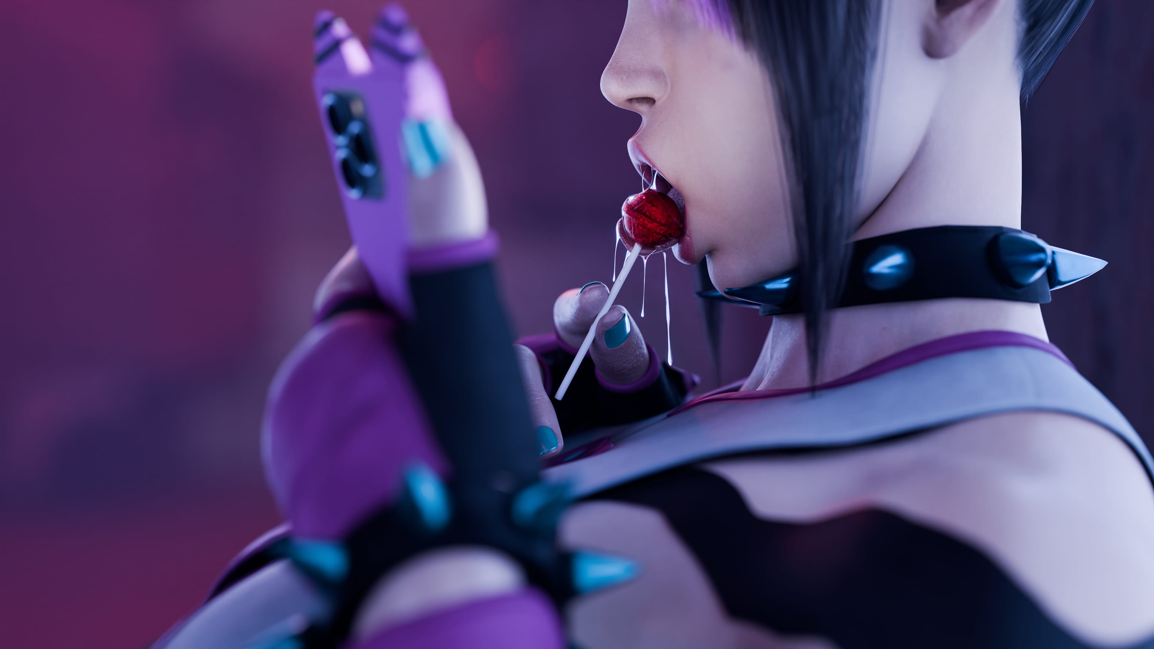 Juri Han - Marked By The Spider (Street Fighter) [PervertMuffinMajima] - Chapter 1.5 — Page 82
