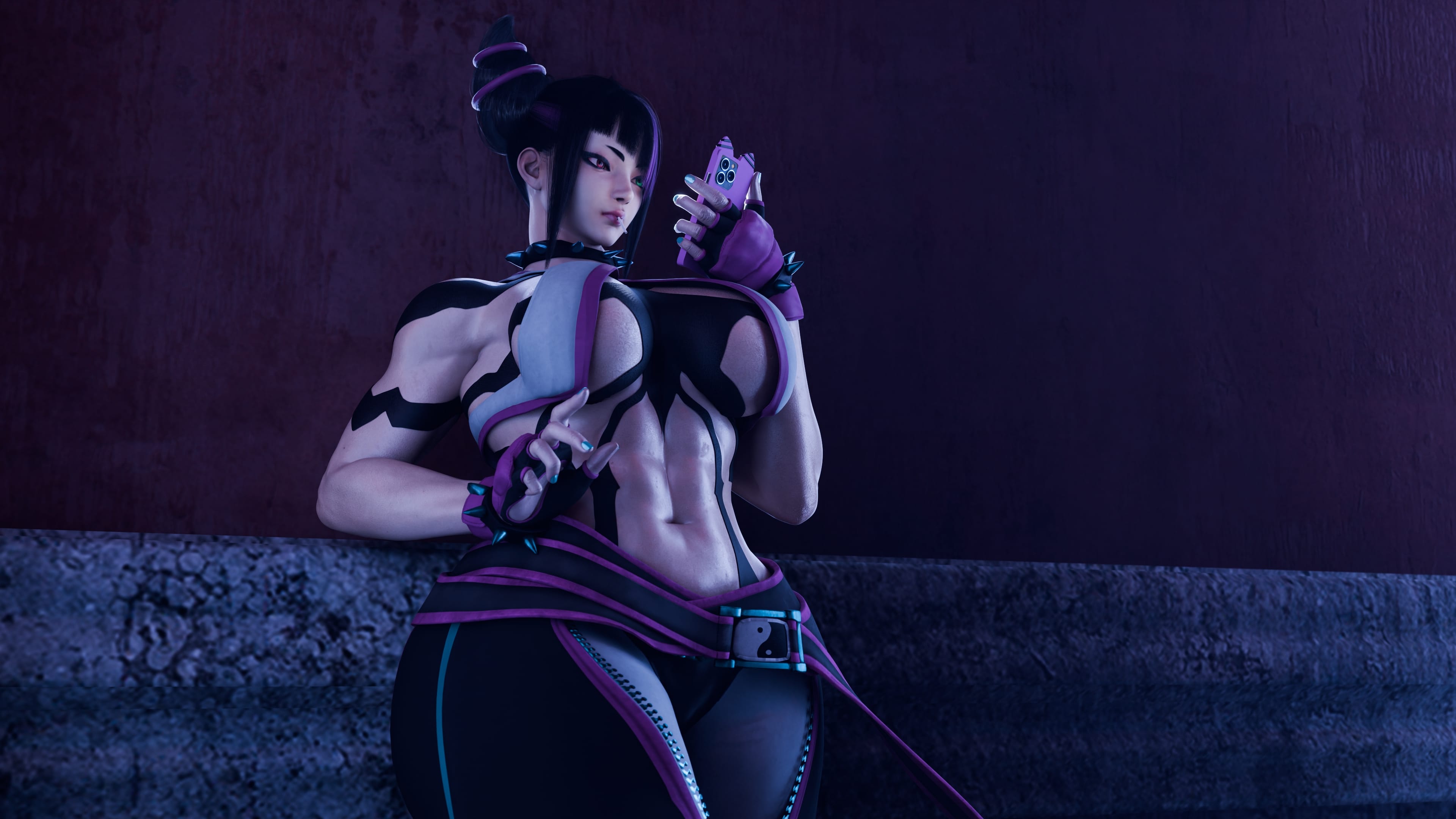 Juri Han - Marked By The Spider (Street Fighter) [PervertMuffinMajima] - Chapter 1.5 — Page 9