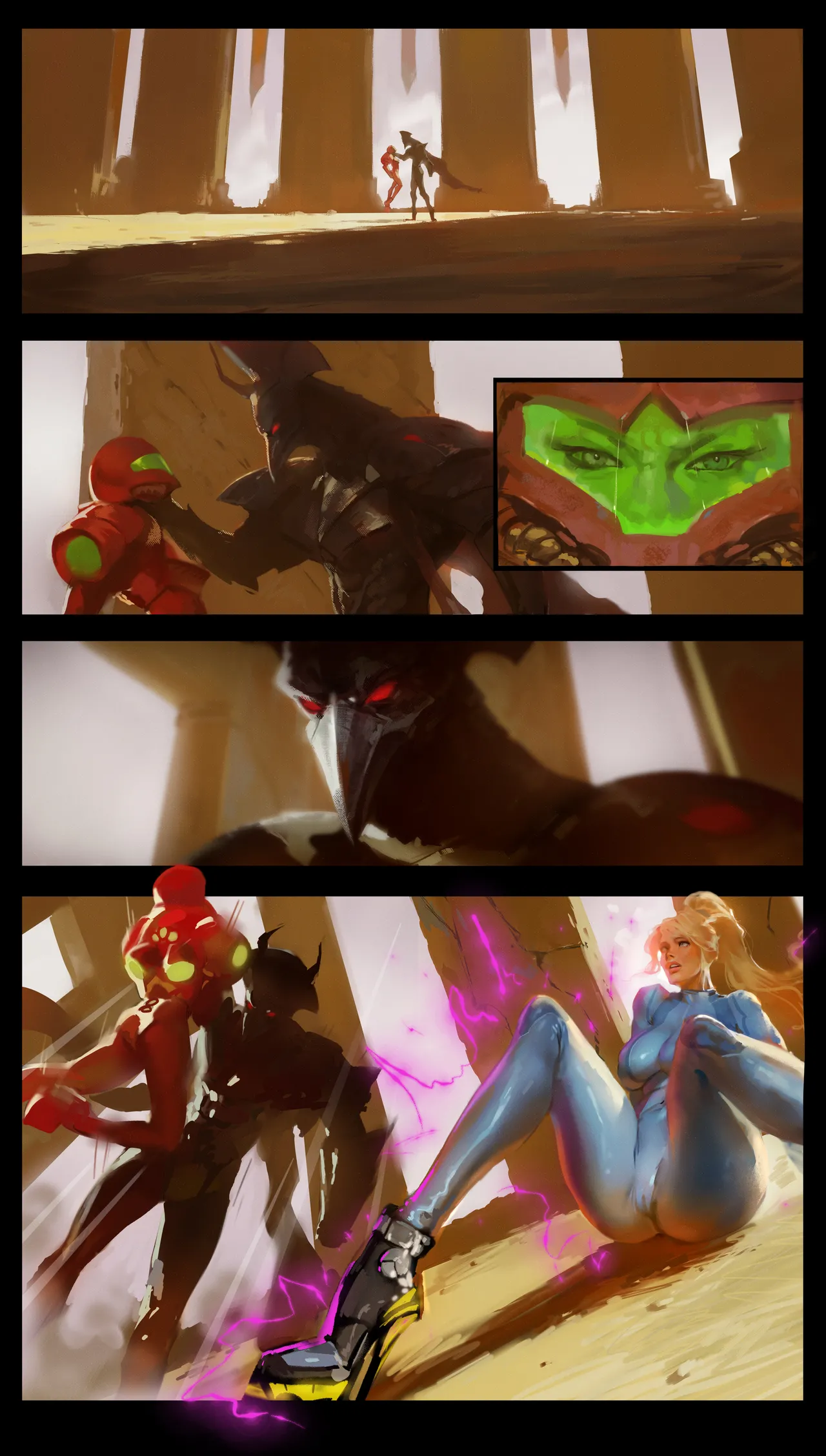 Samus & Raven Beak (Metroid) [Tixnen] - Chapter 1 — Page 13