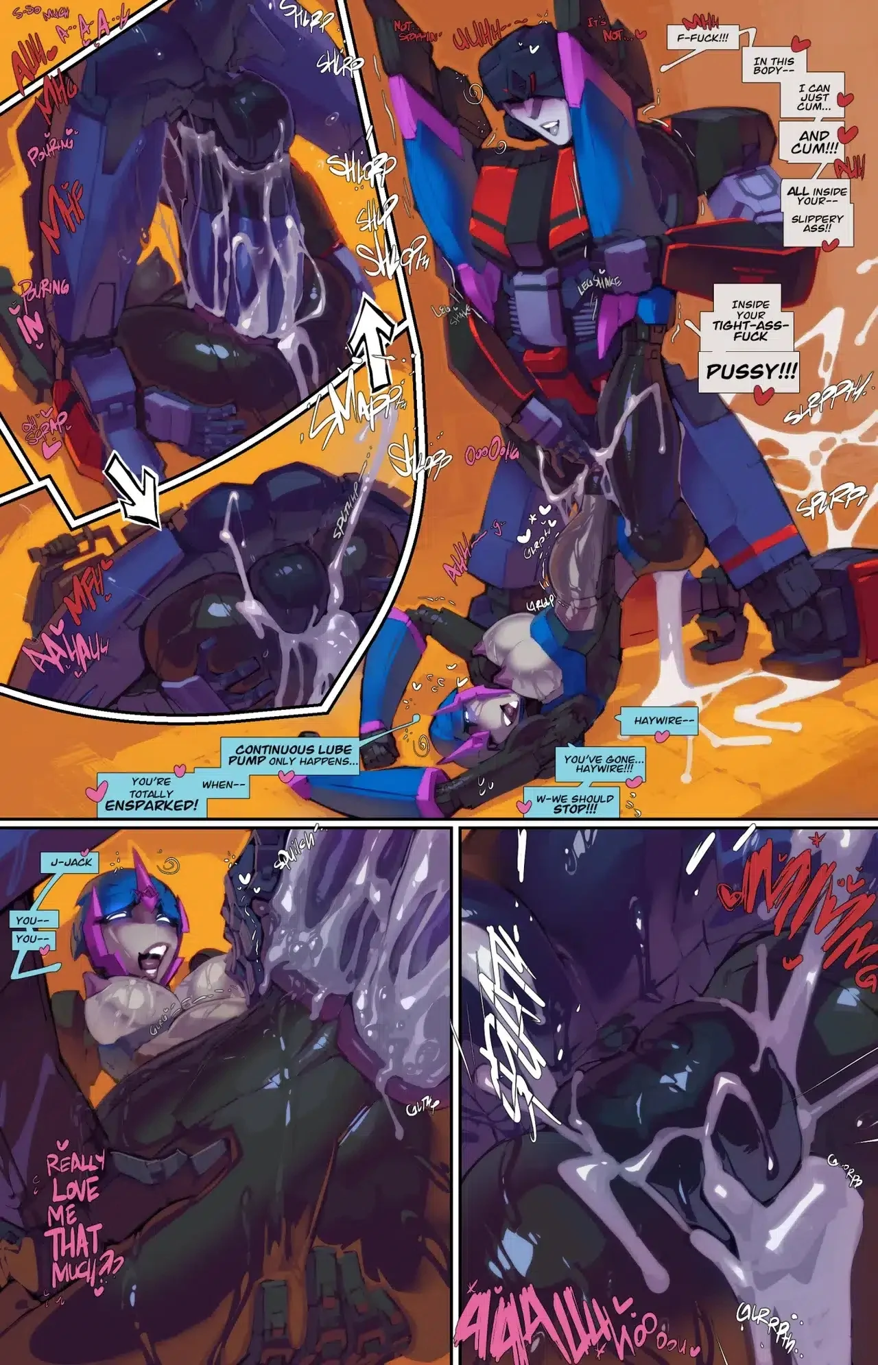 Jack X Arcee: "Autobutt Jack" (Transformer) [Fred Perry] - Chapter 1 — Page 11