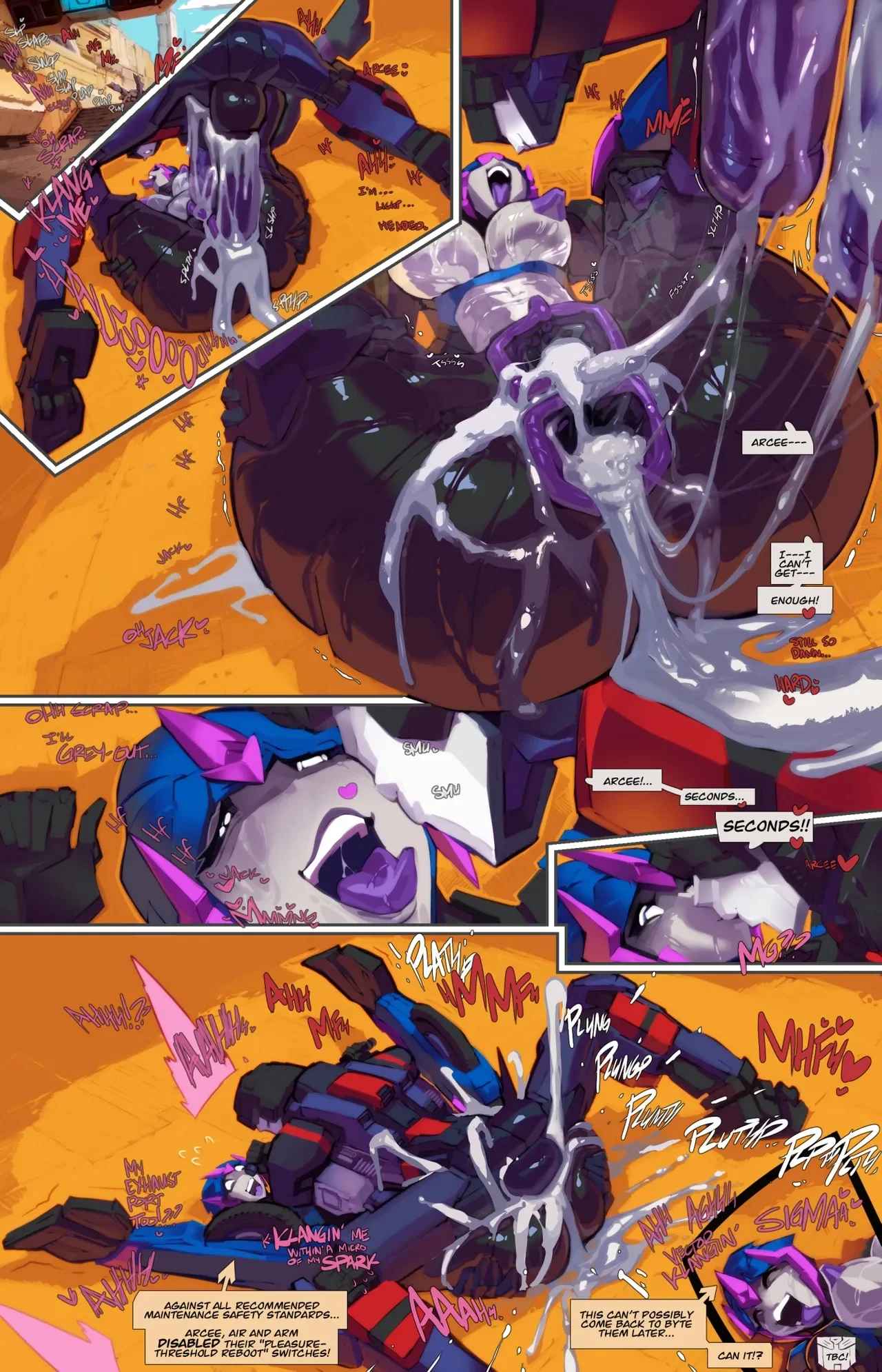 Jack X Arcee: "Autobutt Jack" (Transformer) [Fred Perry] - Chapter 1 — Page 12