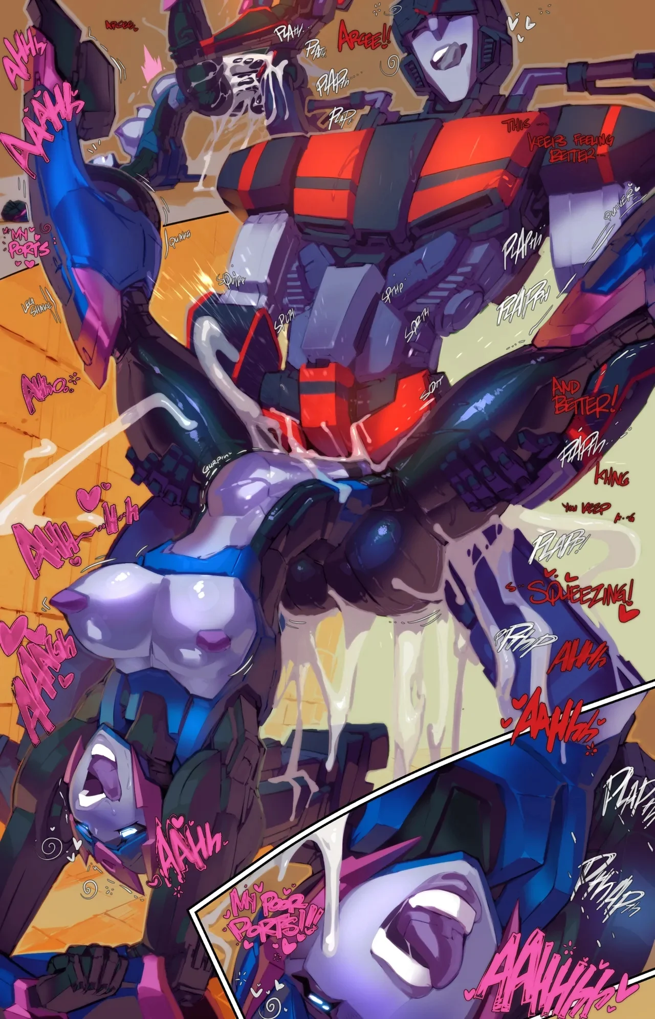 Jack X Arcee: "Autobutt Jack" (Transformer) [Fred Perry] - Chapter 1 — Page 13