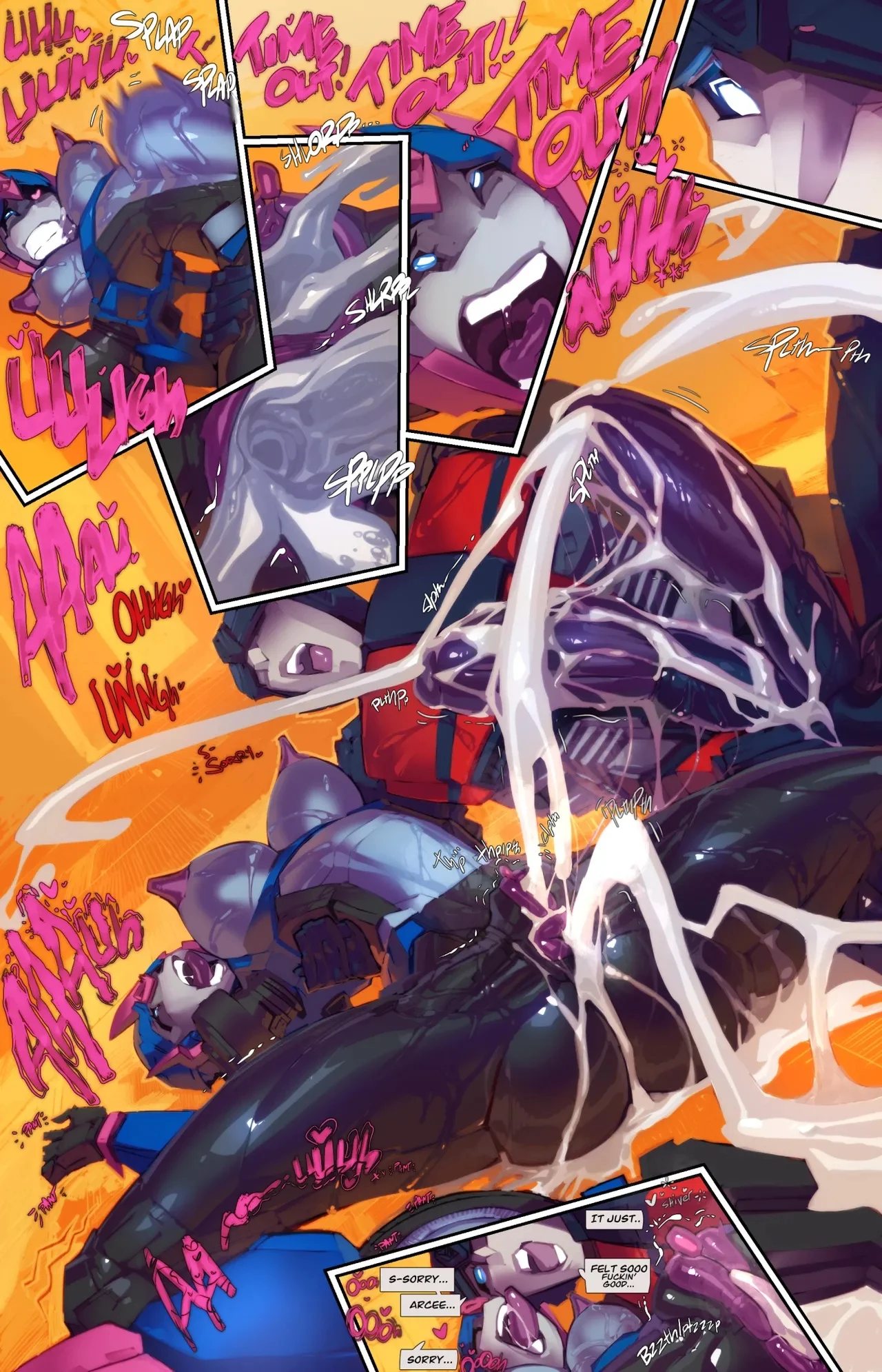 Jack X Arcee: "Autobutt Jack" (Transformer) [Fred Perry] - Chapter 1 — Page 16