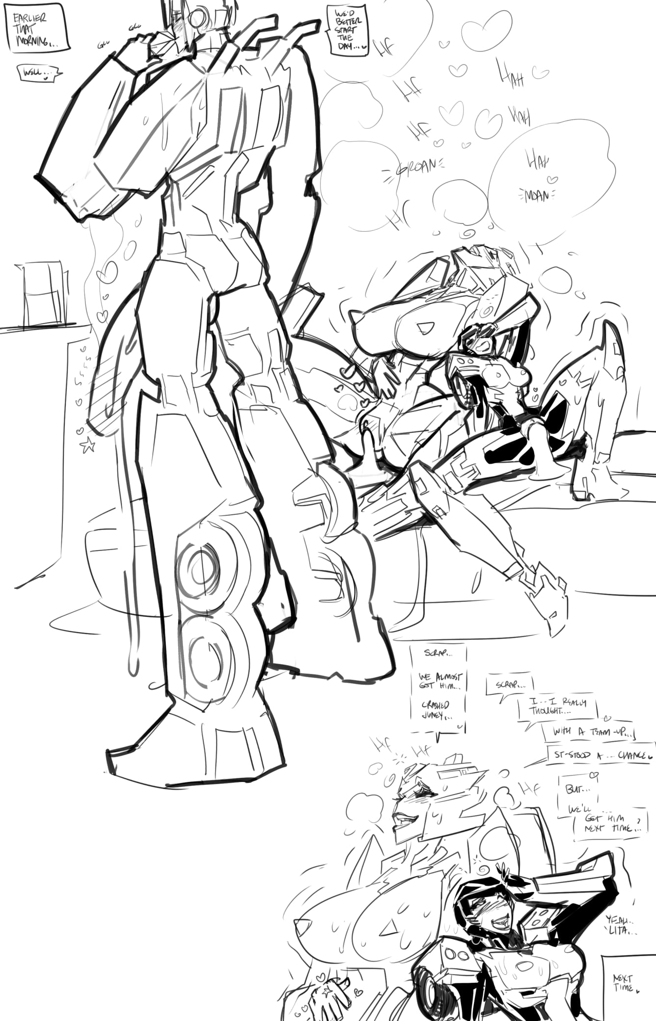 Jack X Arcee: “Autobutt Jack” (Transformer) [Fred Perry] - Chapter 1 — Page 22