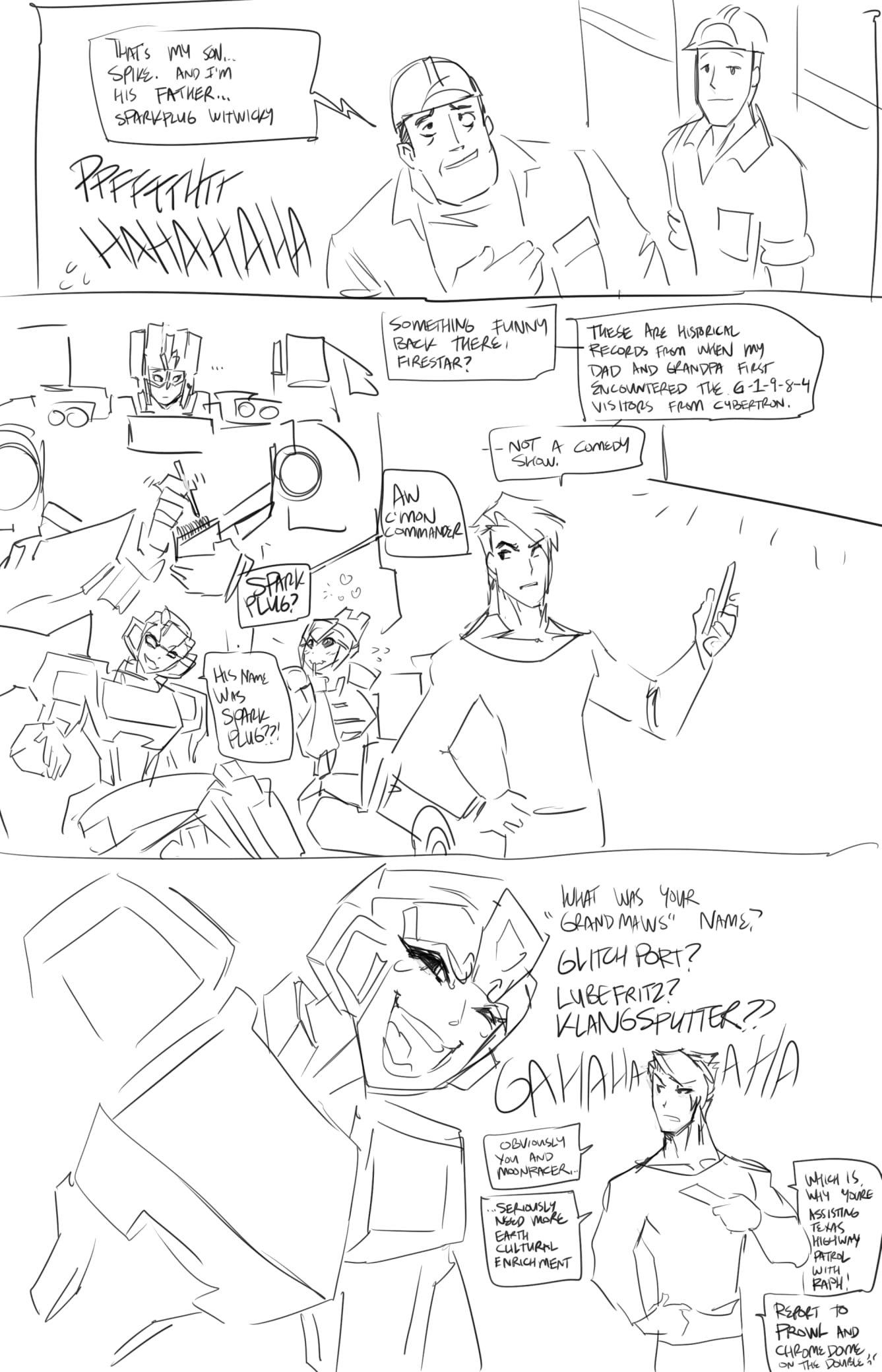 Jack X Arcee: “Autobutt Jack” (Transformer) [Fred Perry] - Chapter 1 — Page 27