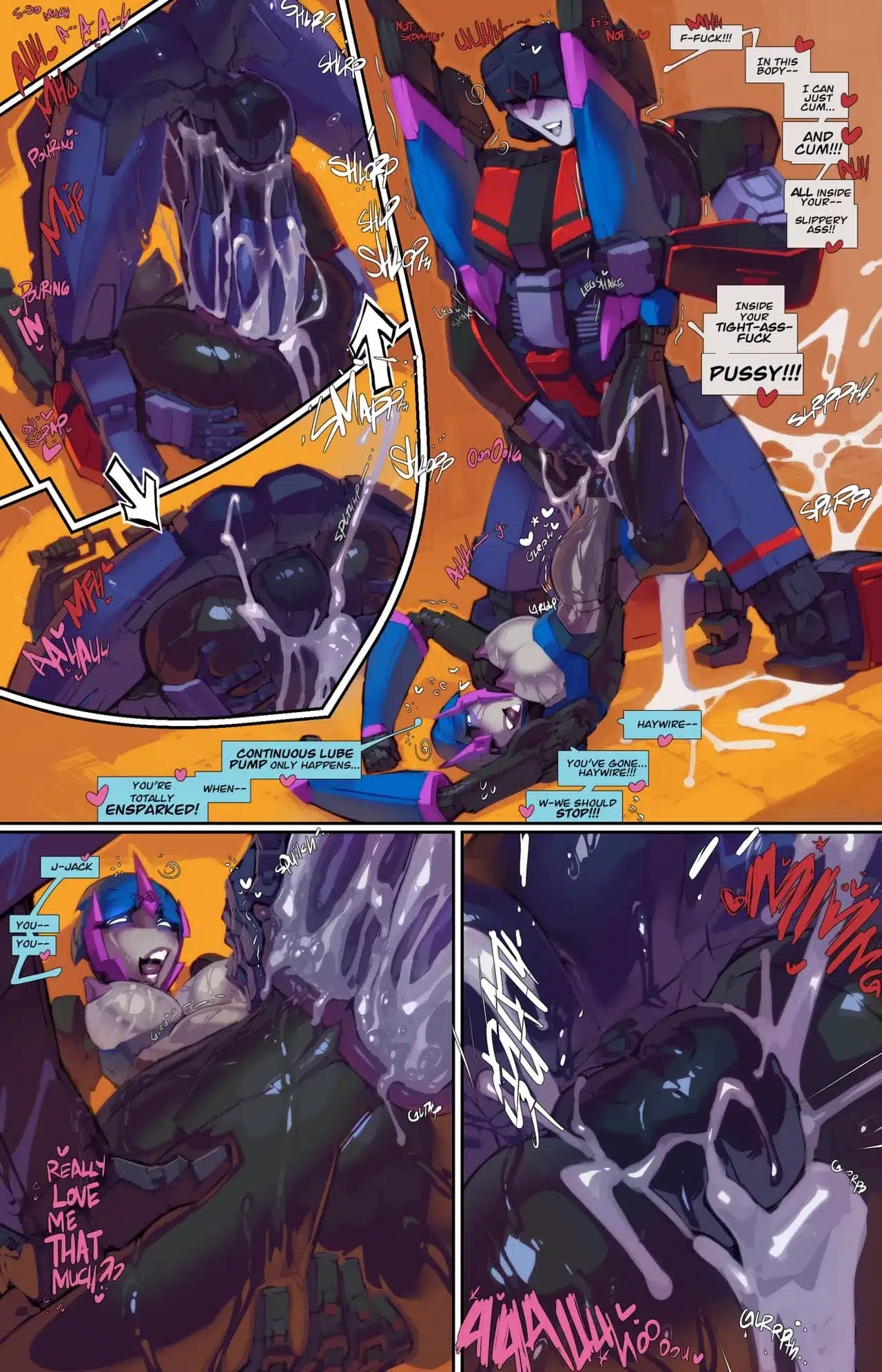 Jack X Arcee: “Autobutt Jack” (Transformer) [Fred Perry] - Chapter 1 — Page 11