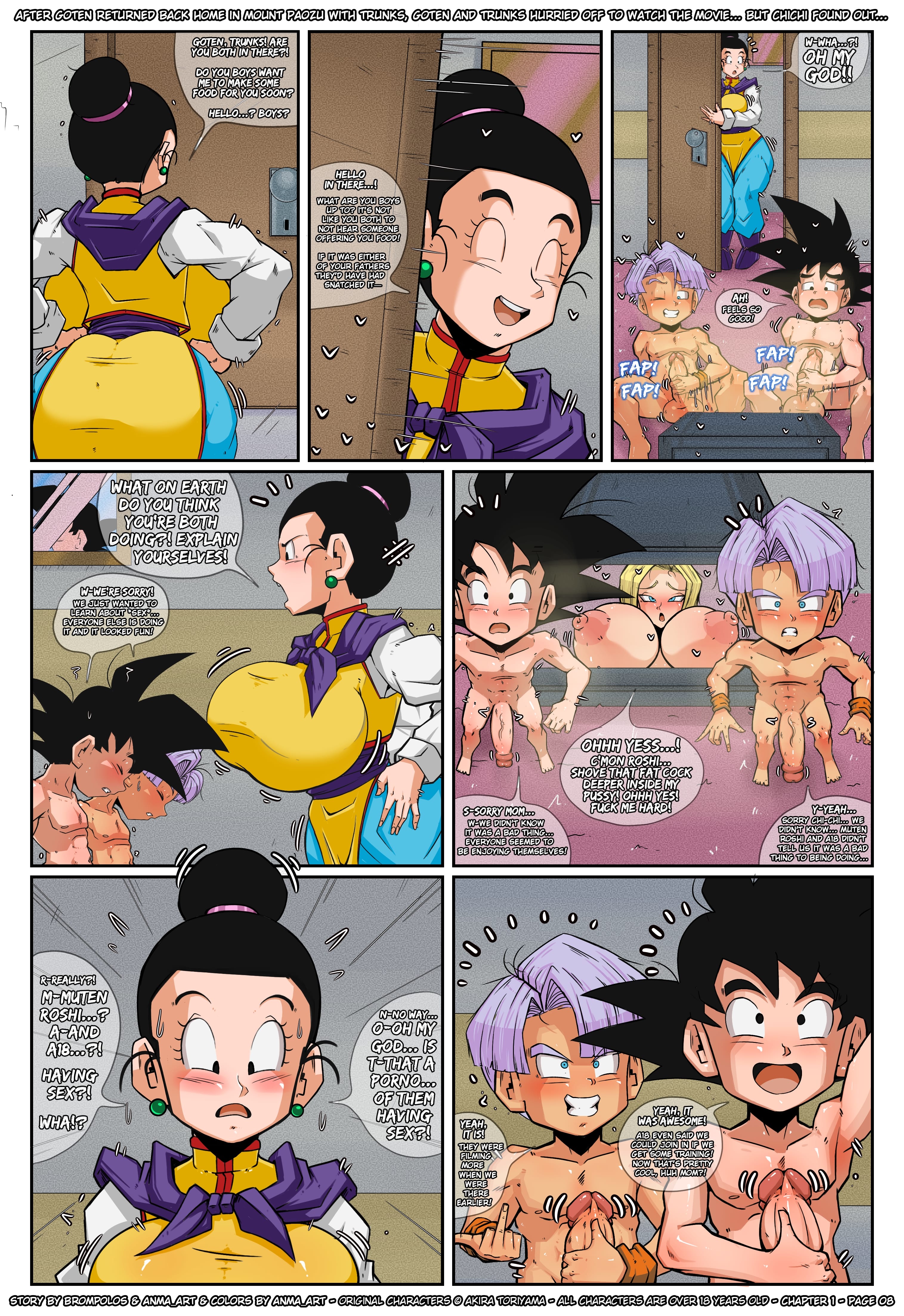 MotherFuckerZ (Dragon Ball) [Brompolos] - Chapter 1 — Page 9
