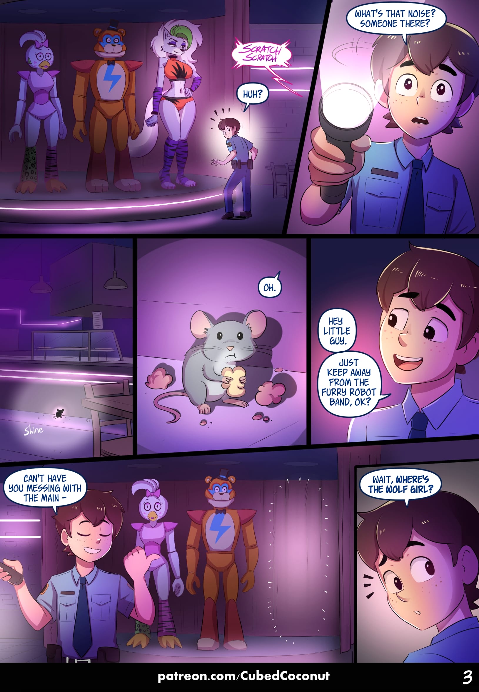 Roxy After Dark (Five Nights at Freddy's) [CubedCoconut] - Chapter 1 — Page 5