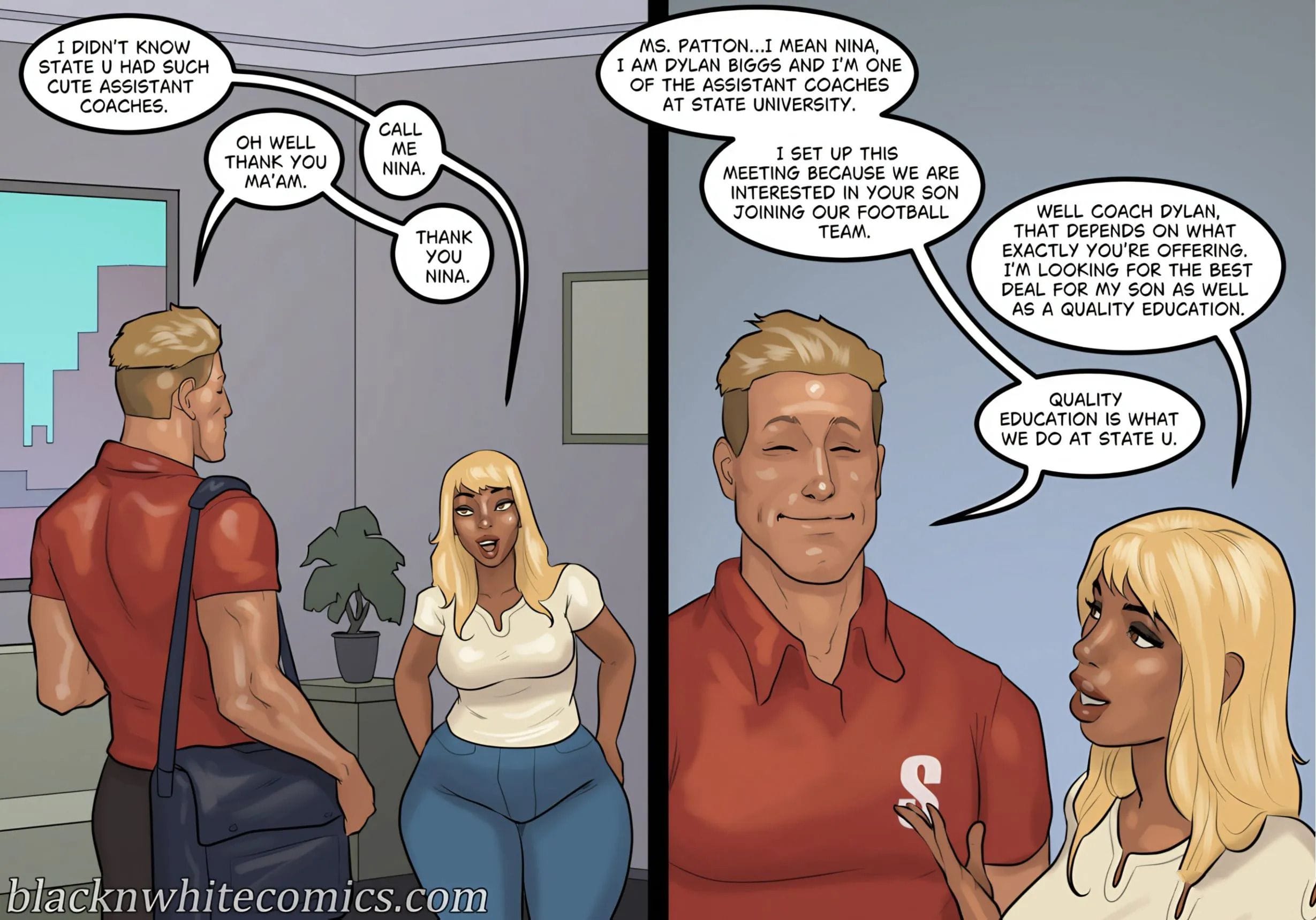 The Recruit [BlackNWhiteComics] - Chapter 1 — Page 8