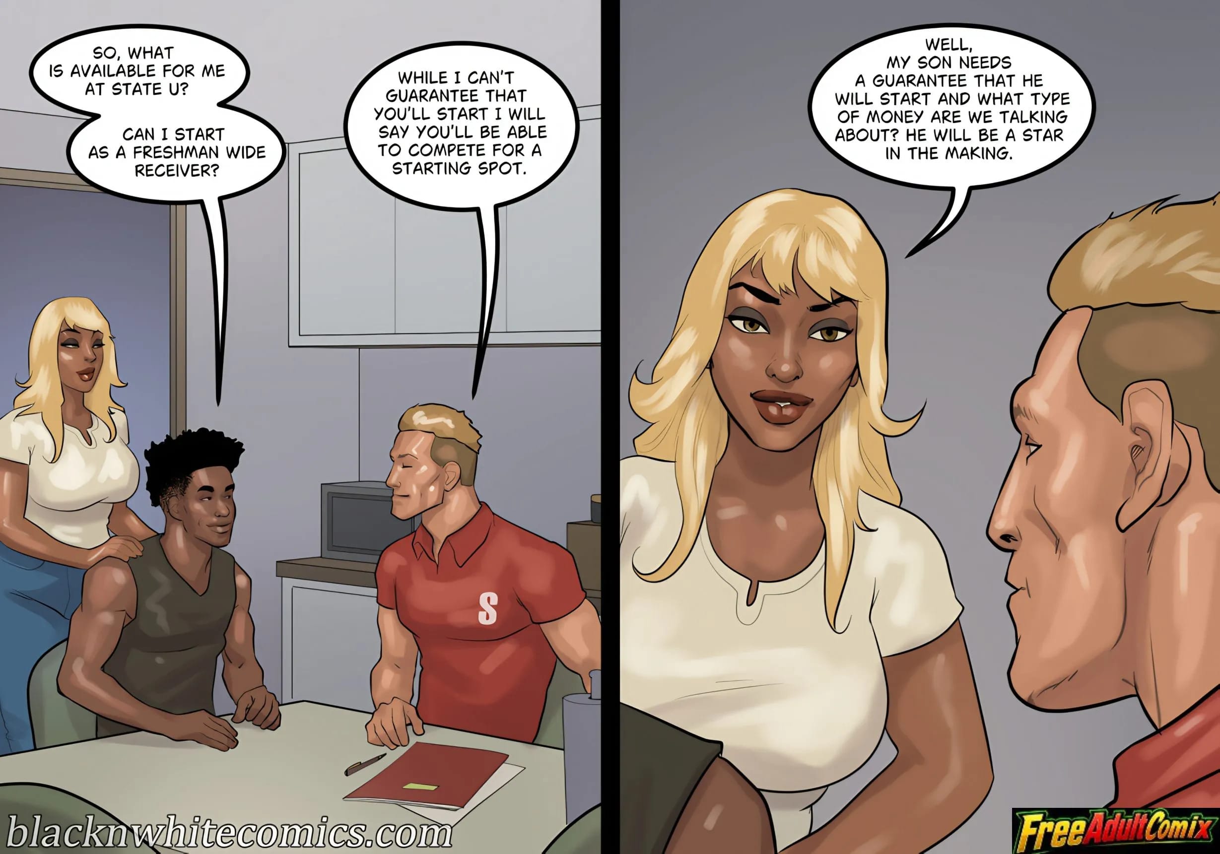 The Recruit [BlackNWhiteComics] - Chapter 1 — Page 10