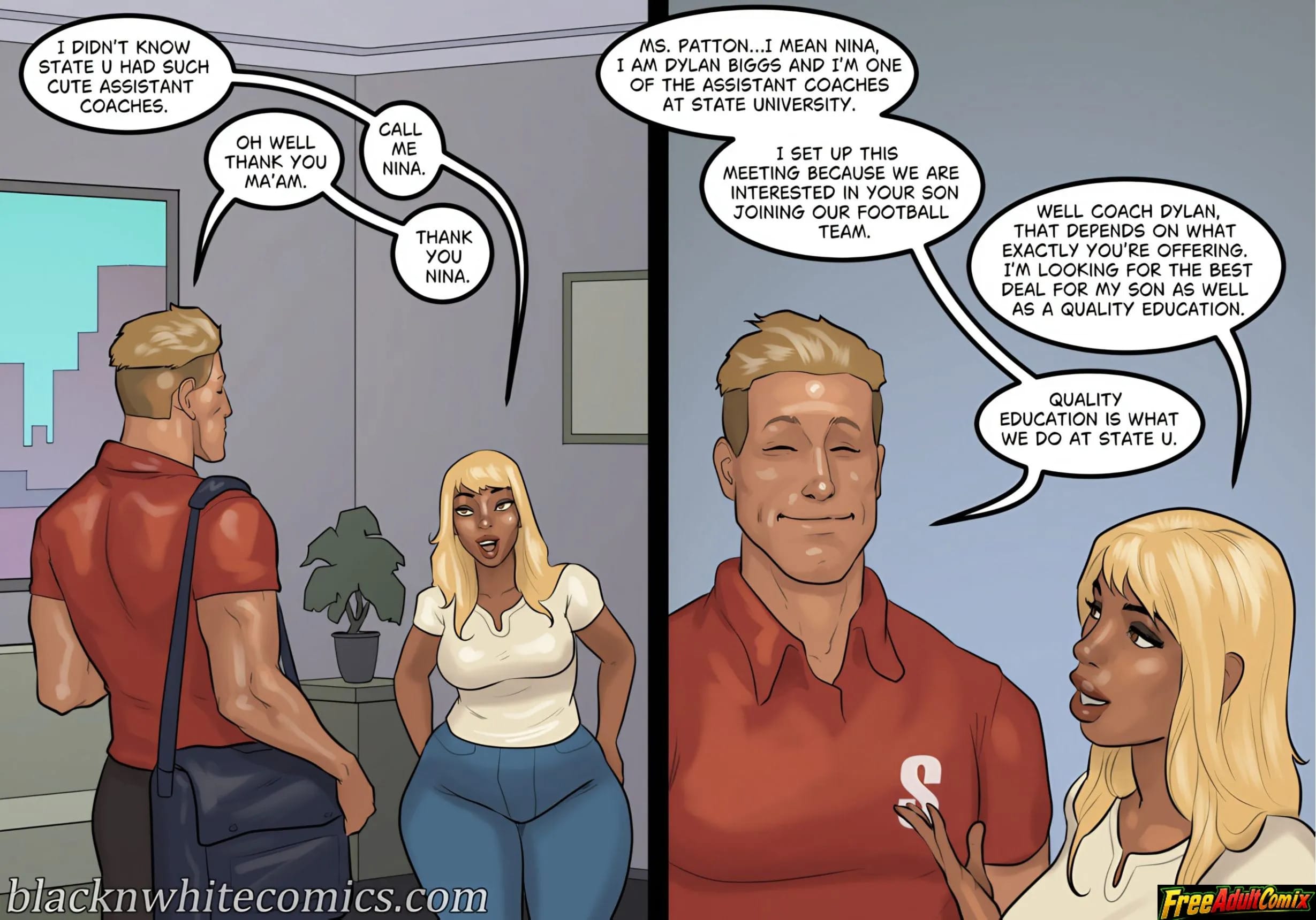 The Recruit [BlackNWhiteComics] - Chapter 1 — Page 8