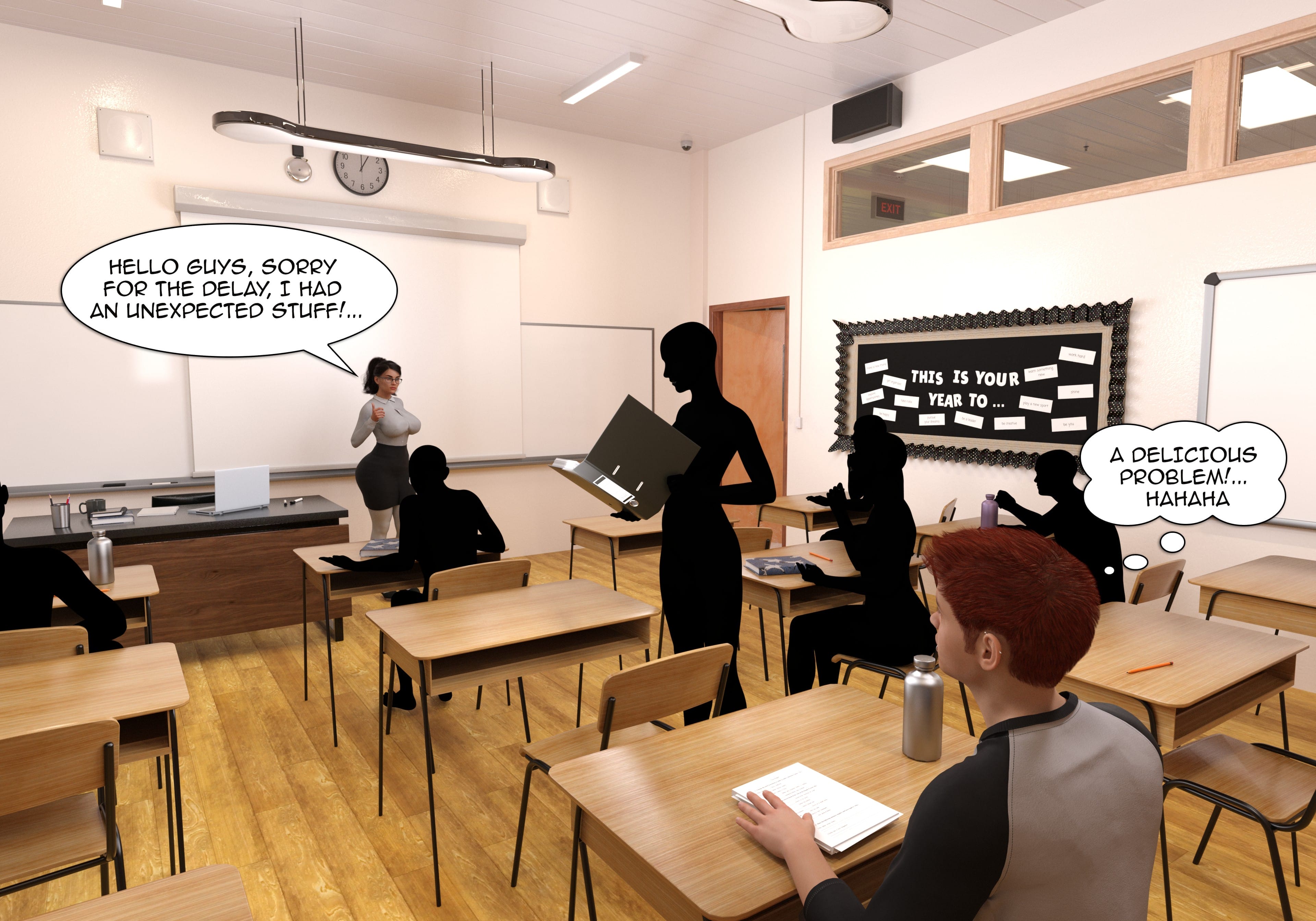 My Teacher Is My StepMom [Sr Pepper] - Chapter 1 — Page 128