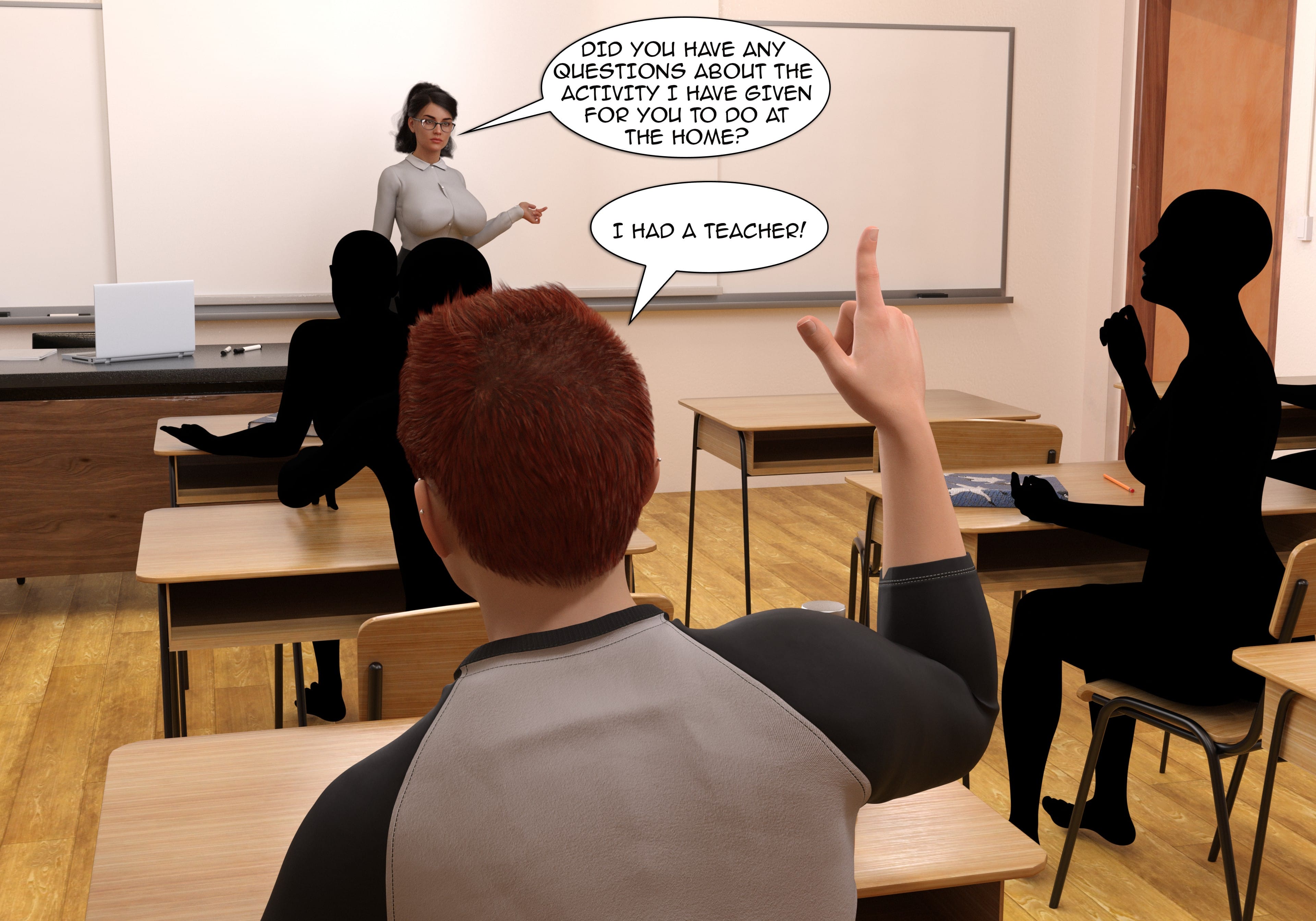 My Teacher Is My StepMom [Sr Pepper] - Chapter 1 — Page 129