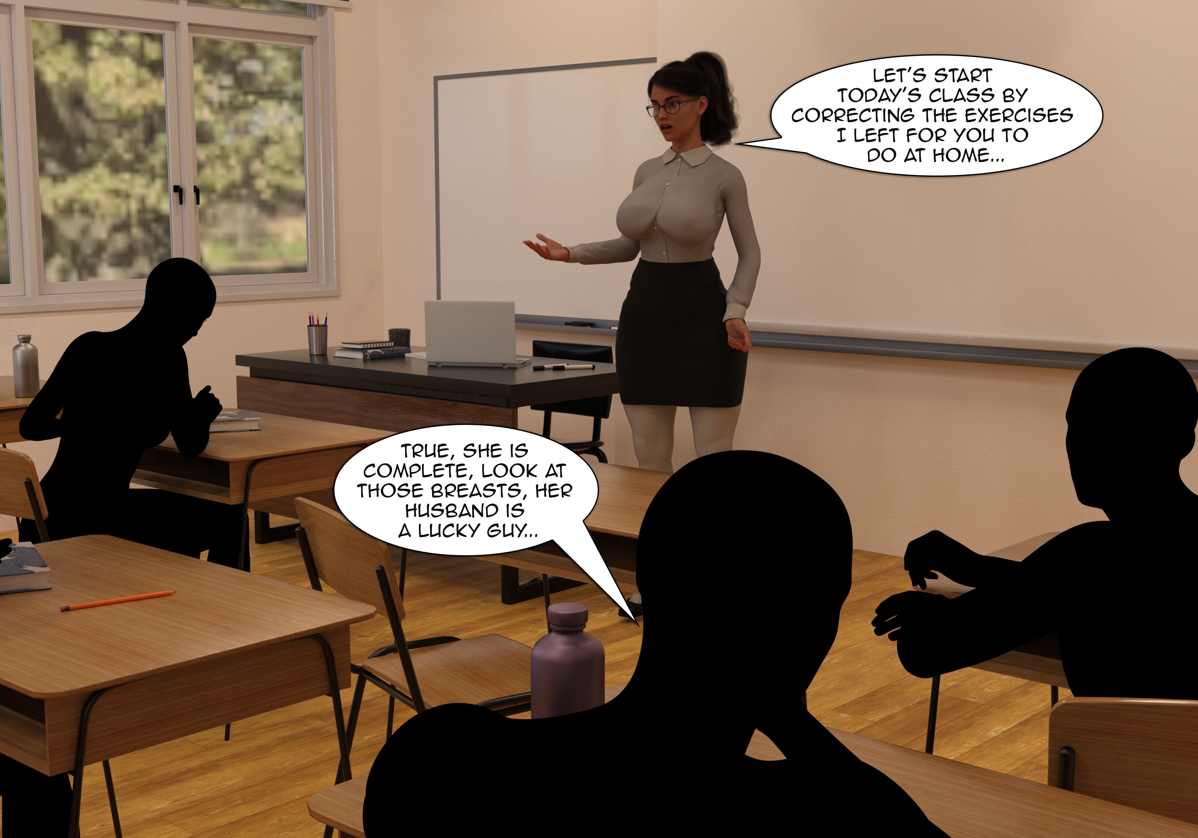 My Teacher Is My StepMom [Sr Pepper] - Chapter 1 — Page 140