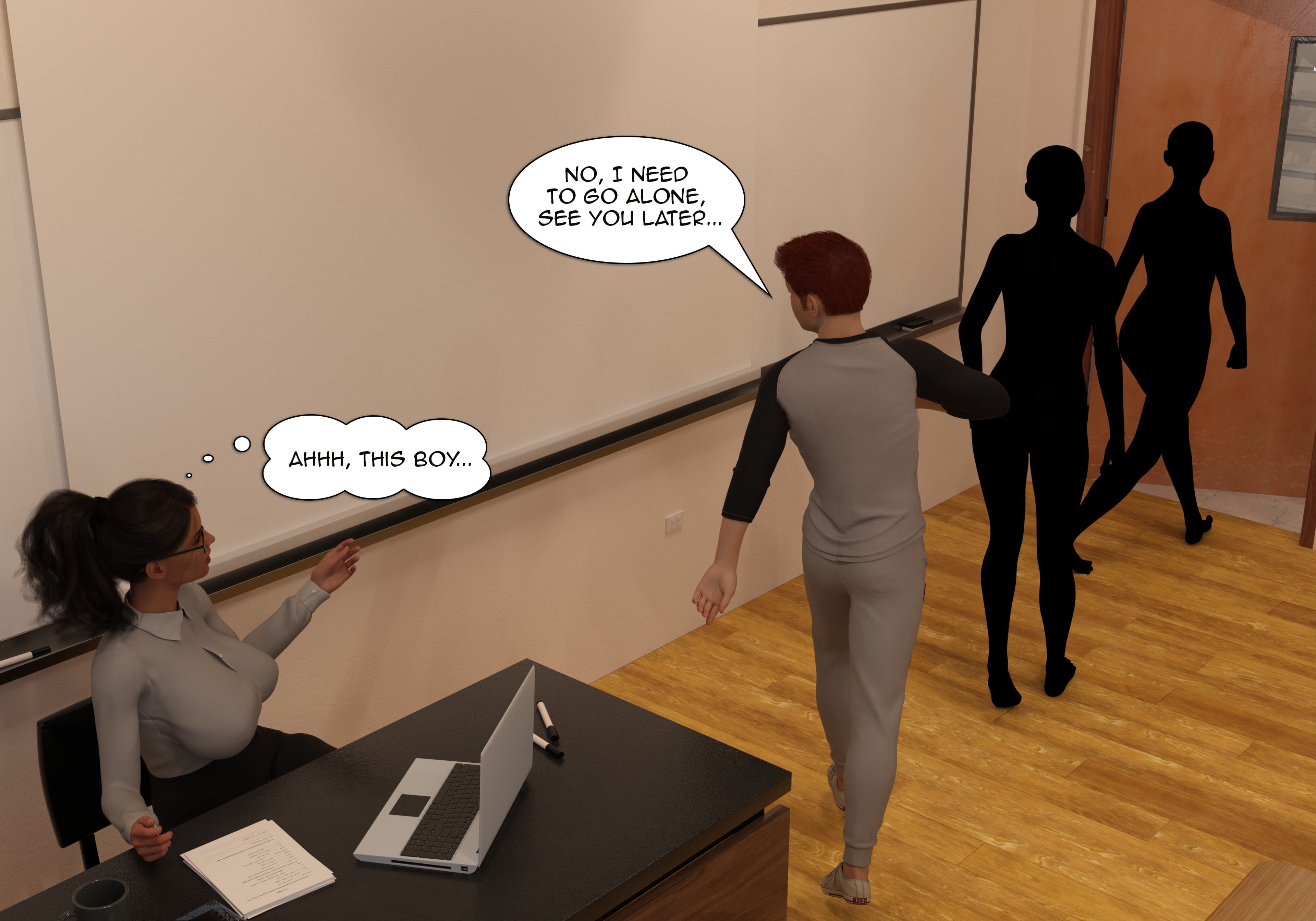 My Teacher Is My StepMom [Sr Pepper] - Chapter 1 — Page 145