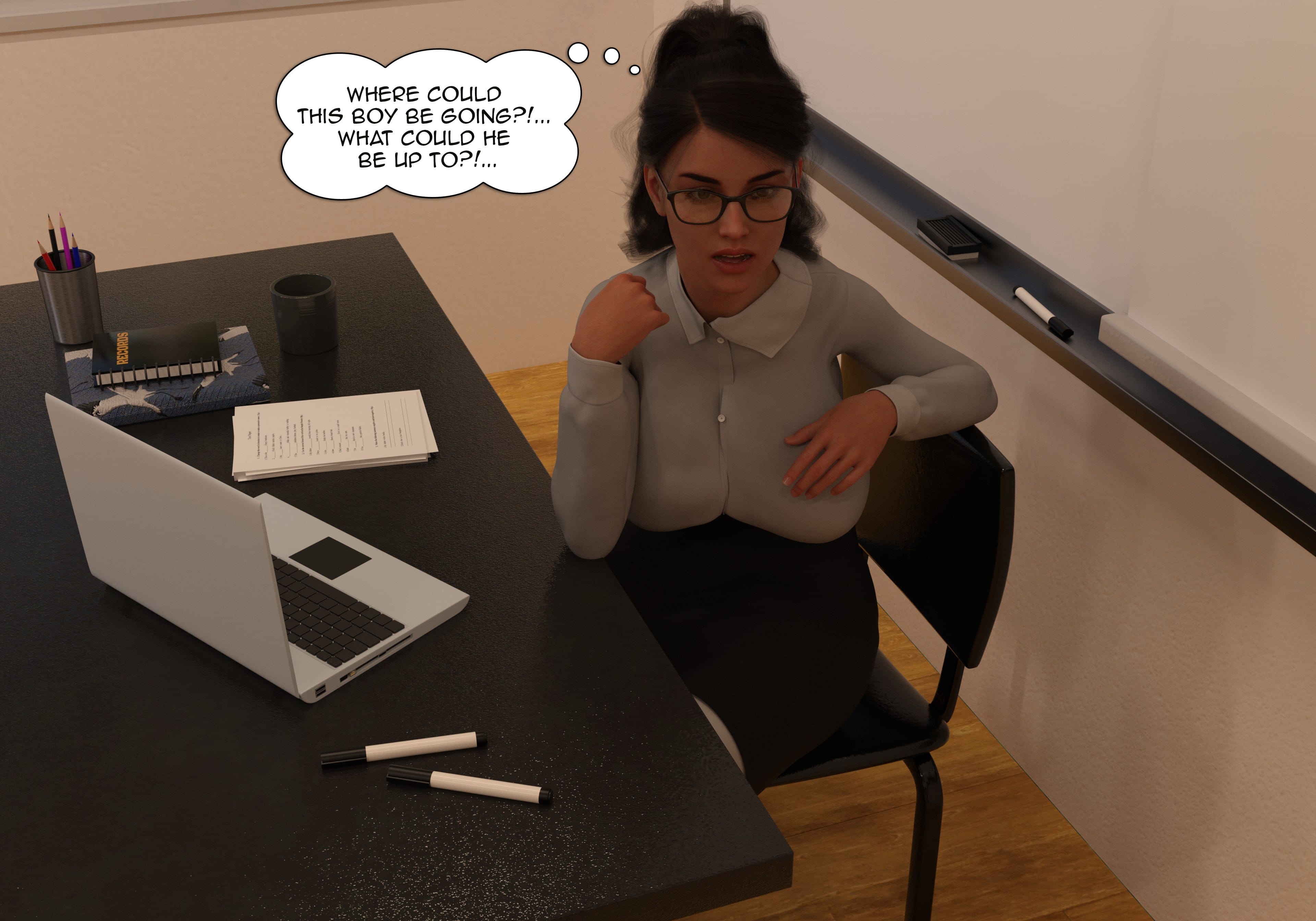 My Teacher Is My StepMom [Sr Pepper] - Chapter 1 — Page 146