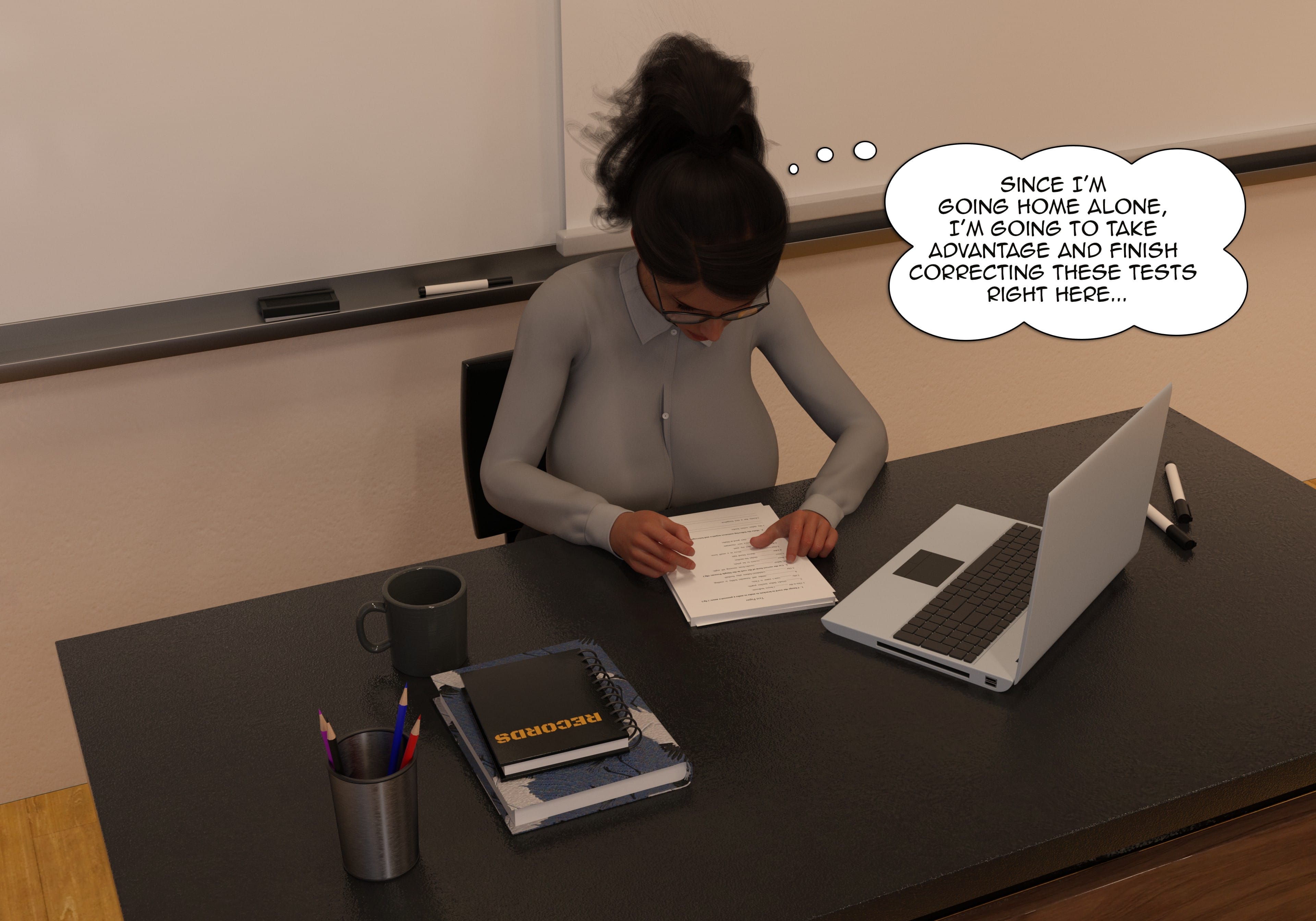 My Teacher Is My StepMom [Sr Pepper] - Chapter 1 — Page 148