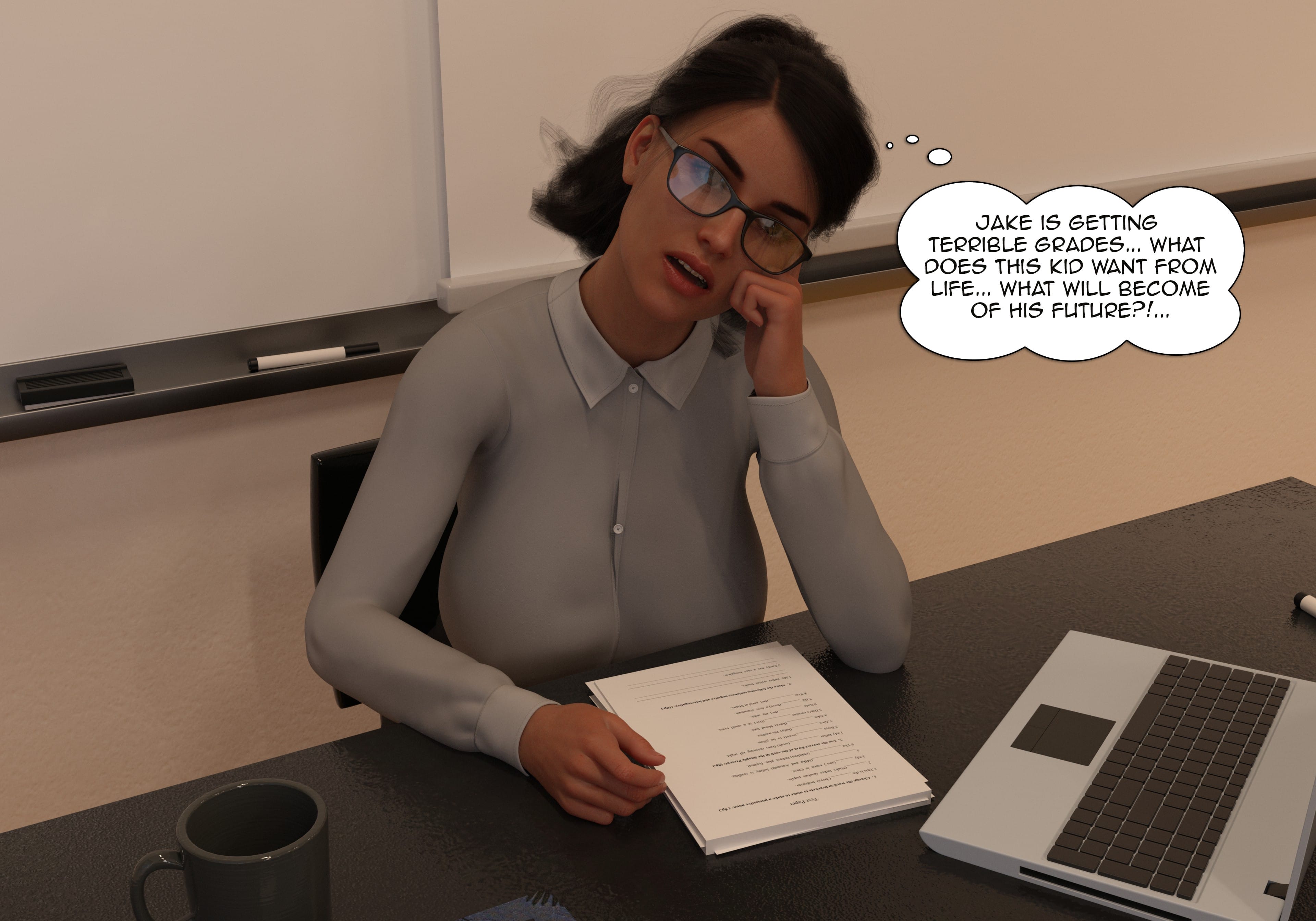 My Teacher Is My StepMom [Sr Pepper] - Chapter 1 — Page 149