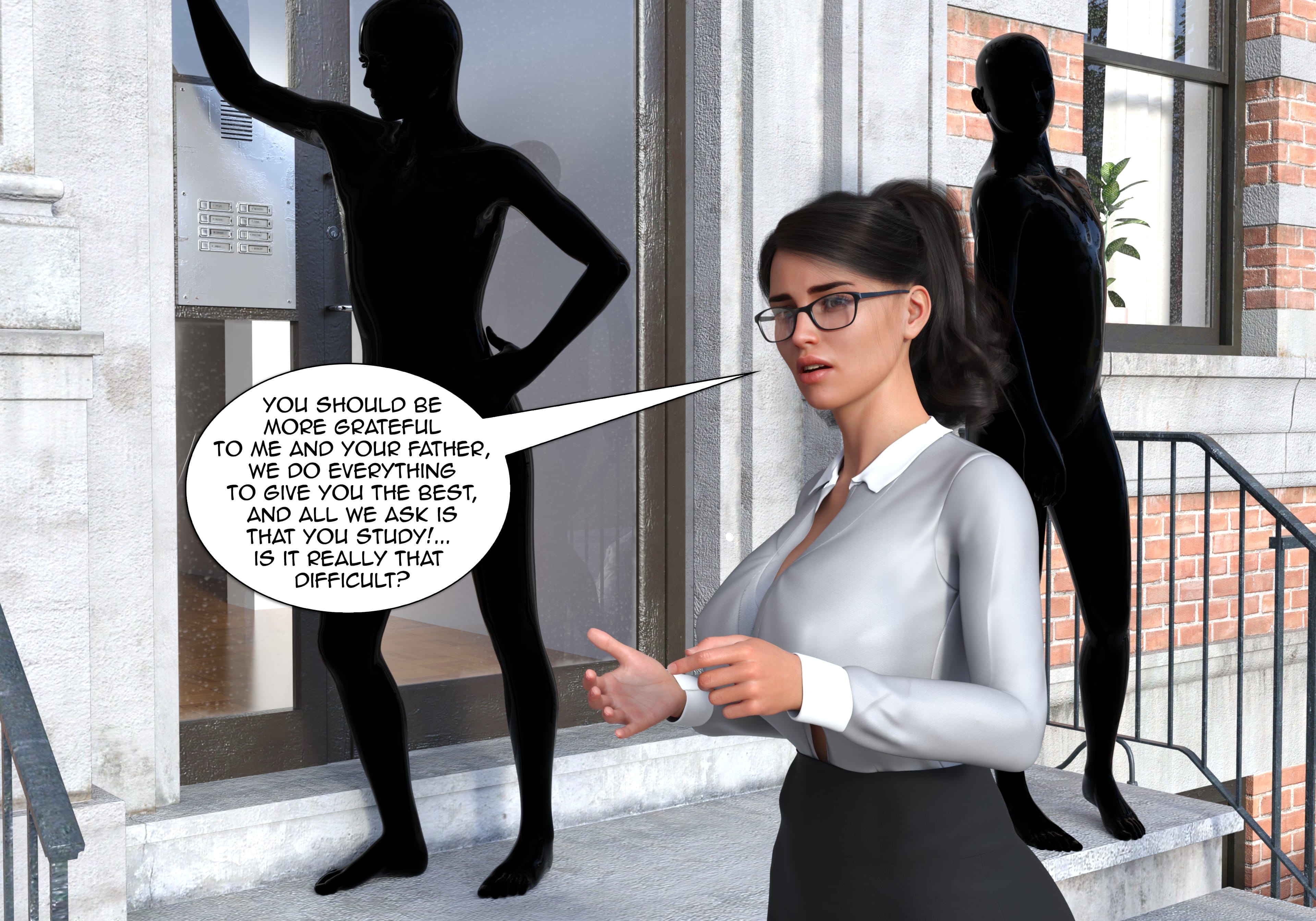 My Teacher Is My StepMom [Sr Pepper] - Chapter 1 — Page 57
