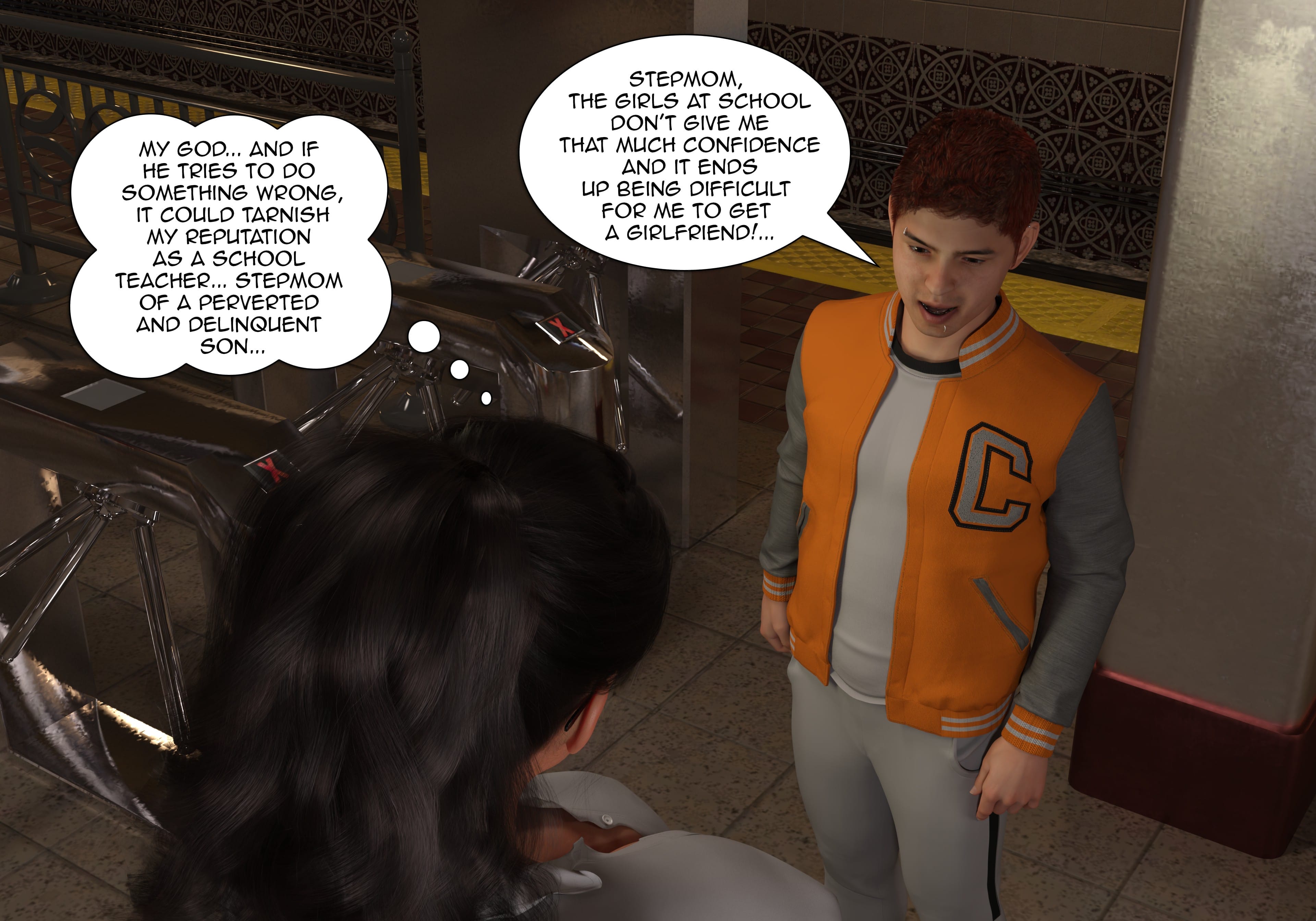 My Teacher Is My StepMom [Sr Pepper] - Chapter 1 — Page 70