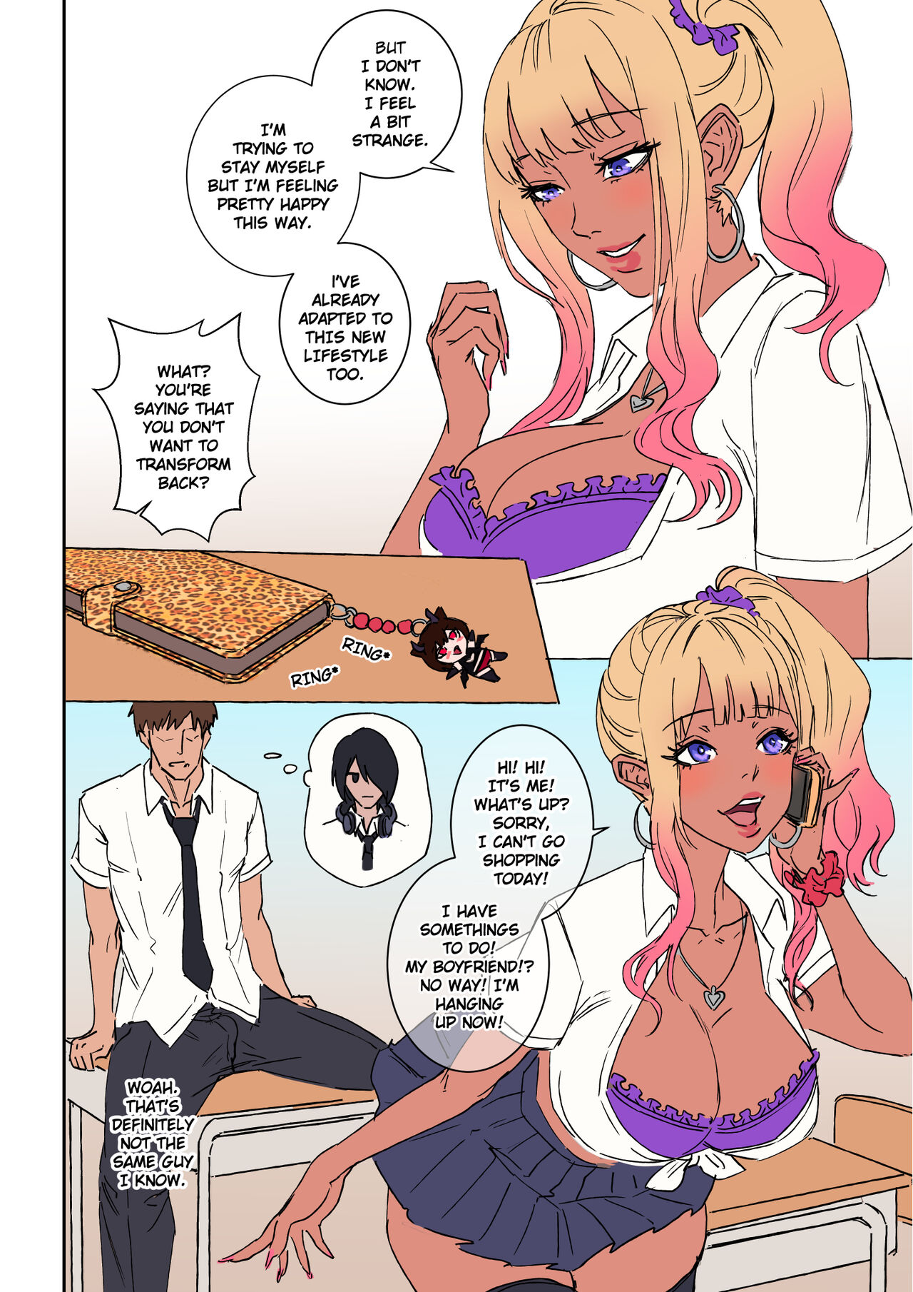 My Shy Best Friend Turned Into A Gal Girl And Wants Me To Fuck Her comic porn - Chapter 1 — Page 10