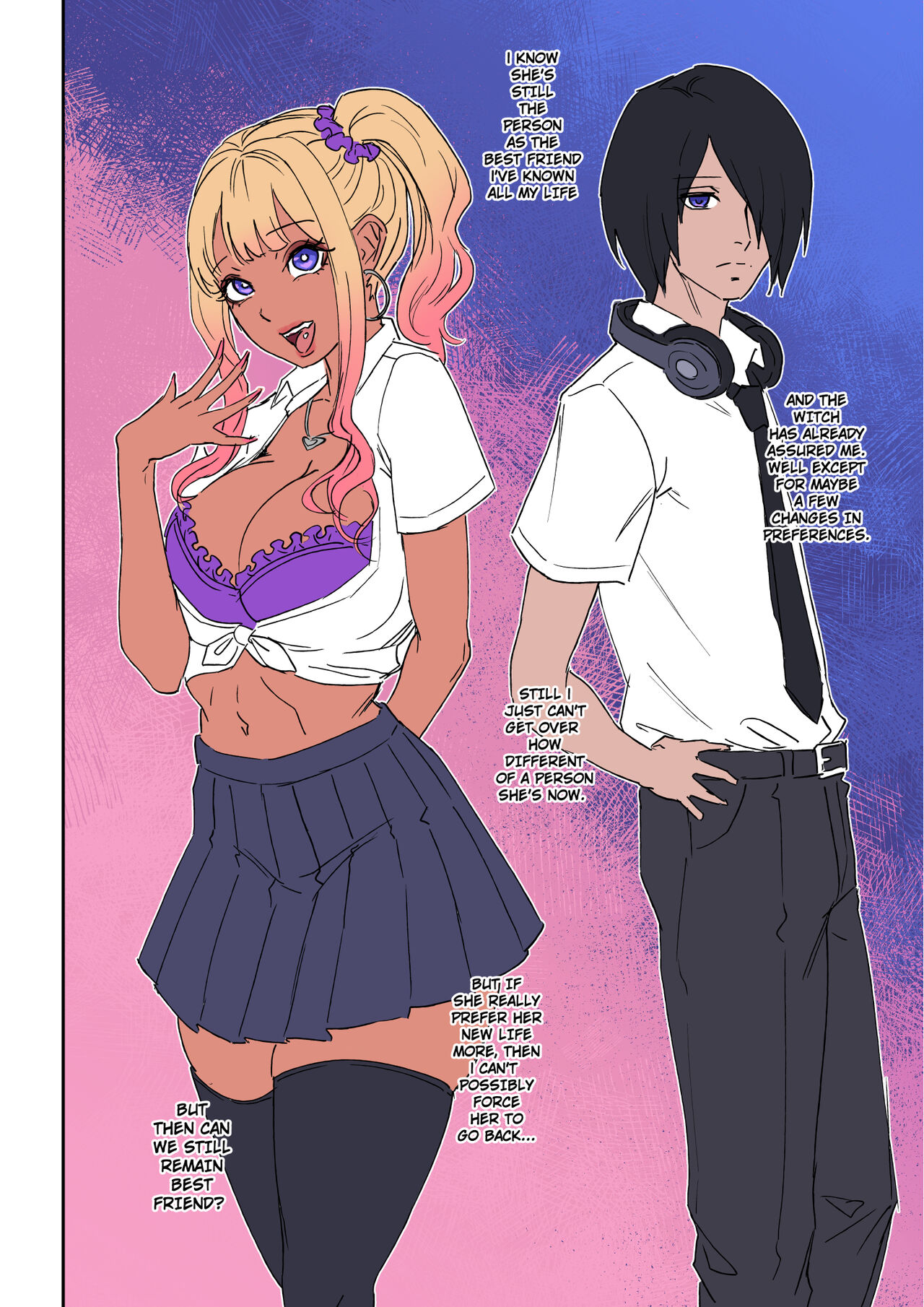 My Shy Best Friend Turned Into A Gal Girl And Wants Me To Fuck Her comic porn - Chapter 1 — Page 14