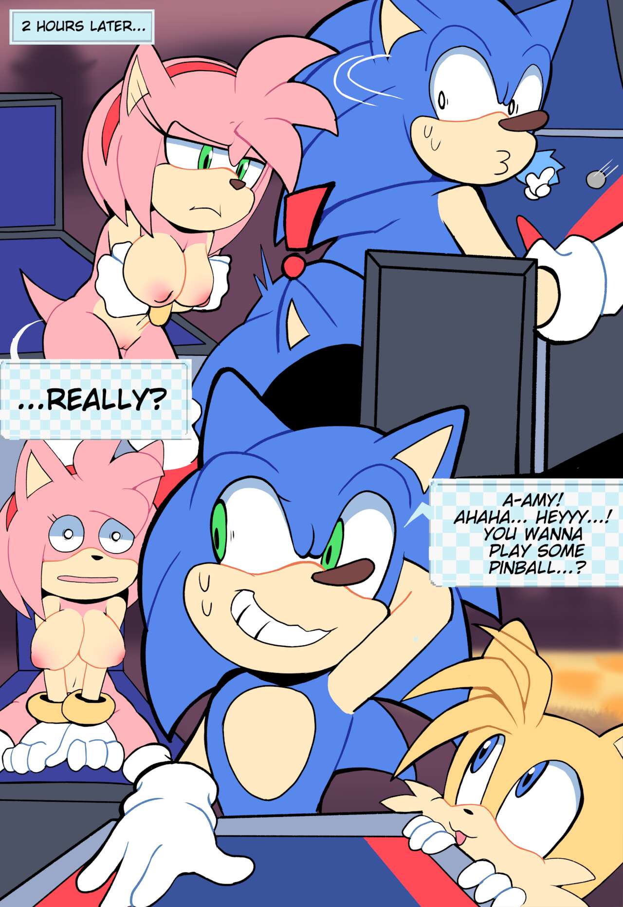 Sonic Pinball'd! comic porn - Chapter 1 — Page 17
