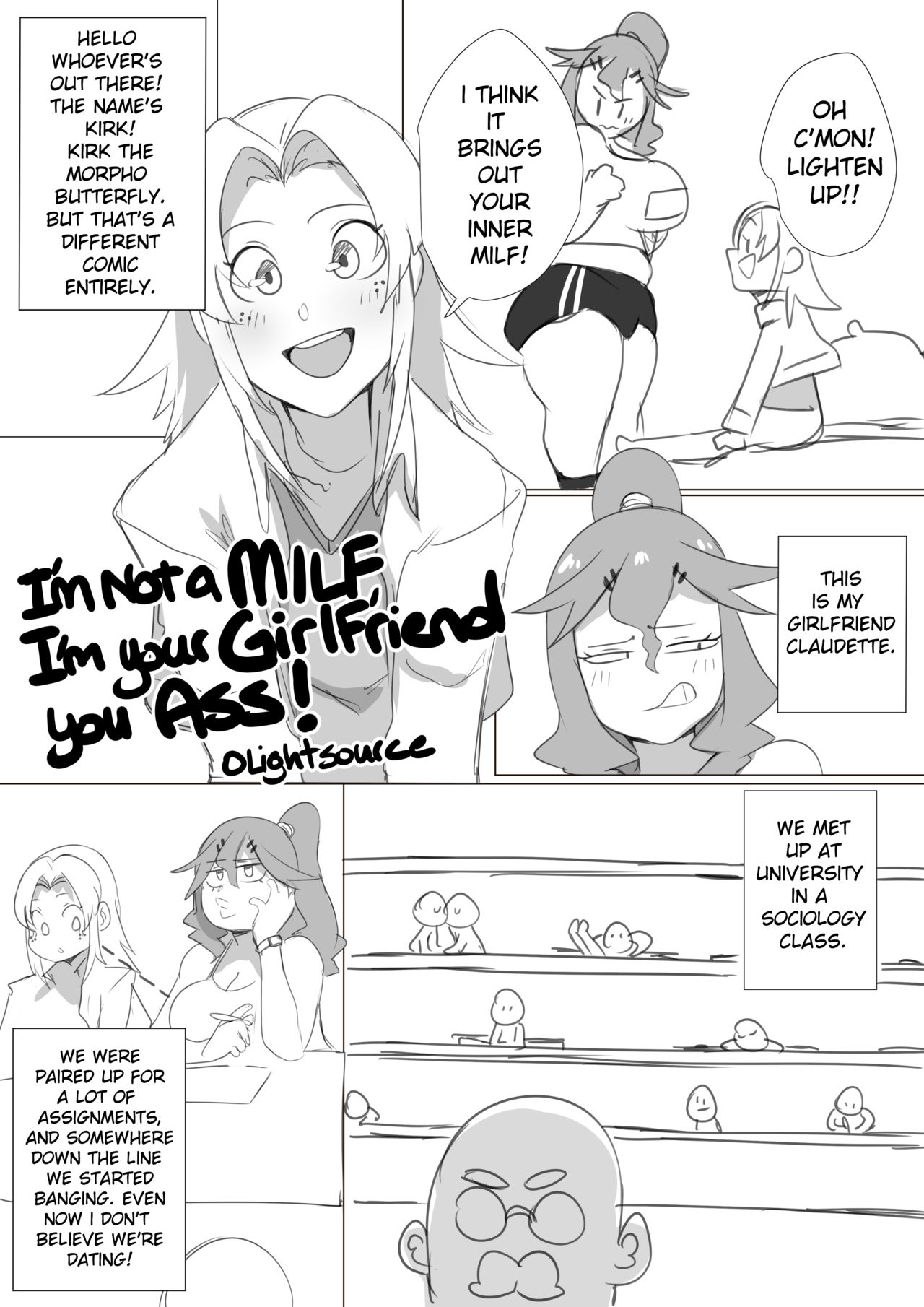 I'm Not A Milf I'm Your Girlfriend You Ass! comic porn - Chapter 1 — Page 4