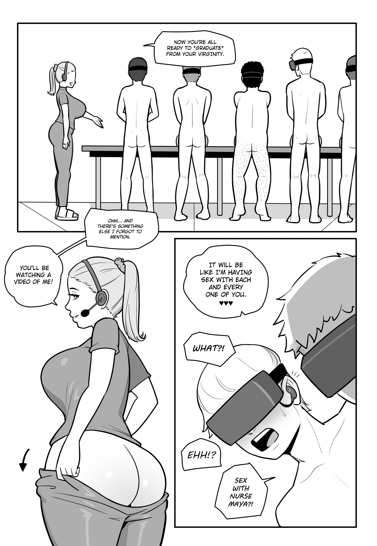 Maya's Virgin Training! comic porn - Chapter 1 — Page 26