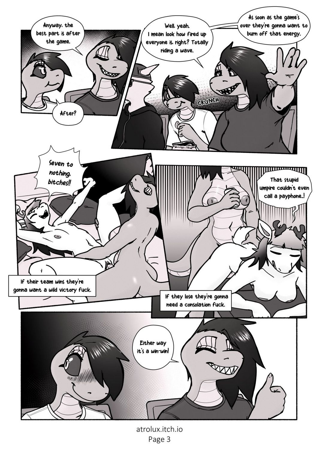 Shedding Inhibitions 5 – Expert Bat Handling comic porn - Chapter 5 — Page 4